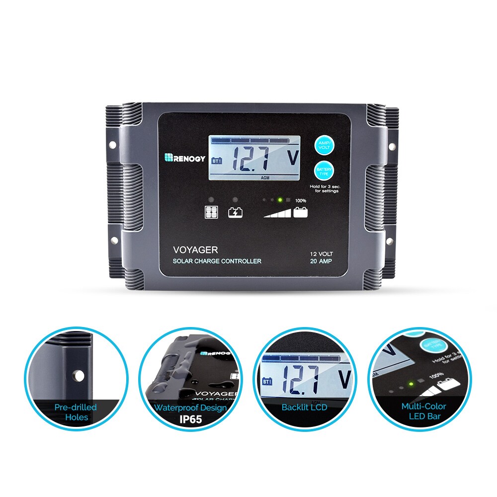 Renogy KIT-STCS100MB-VOY20 Portable-Solar-Panels - View #2