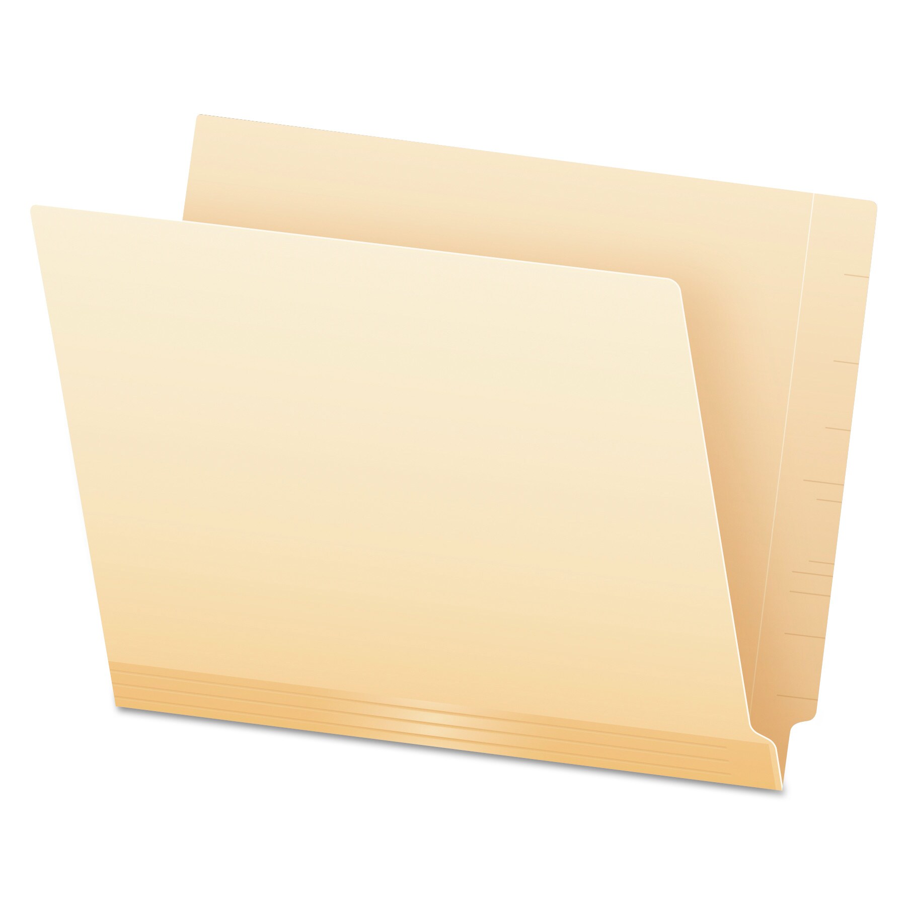 Pendaflex - Manila Laminated Spine Shelf File Folders Straight Tabs Letter Size Manila 100 Box