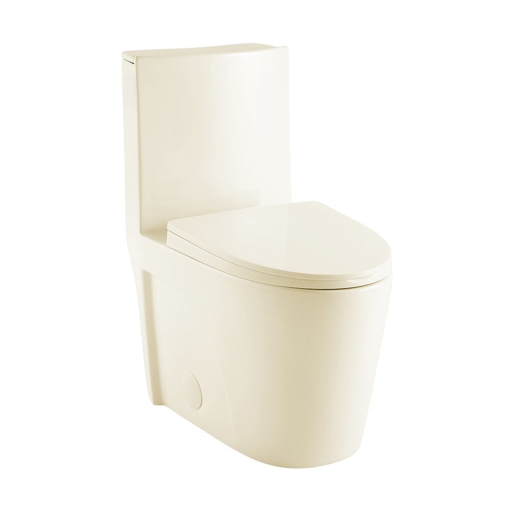 Swiss Madison 14 Rough-in 1.28 GPF Right-Hand Vortex Flush Elongated Toilet in Glossy Bisque one_size | SM-5-1T0803BQ