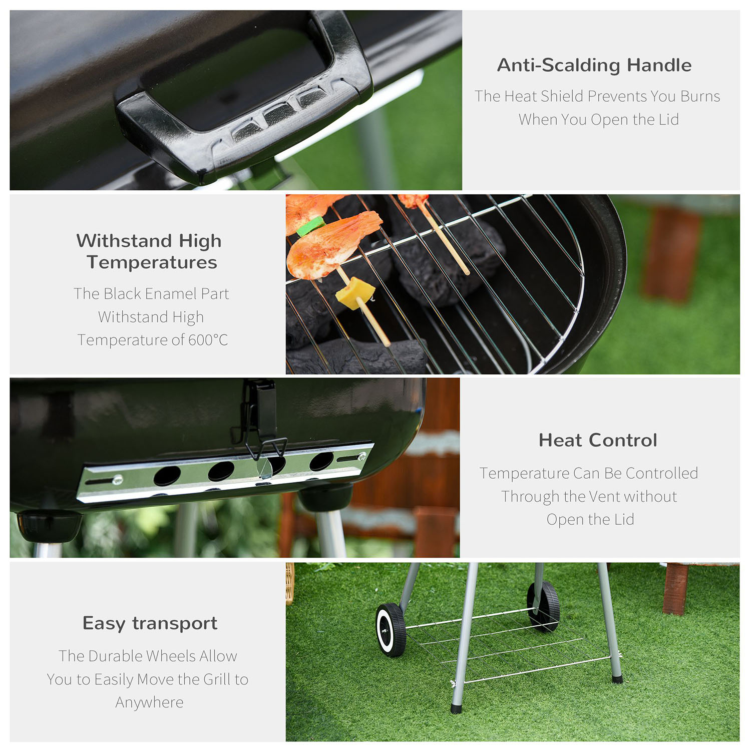 GZMR GZ-W22318 Charcoal-Grills - View #6
