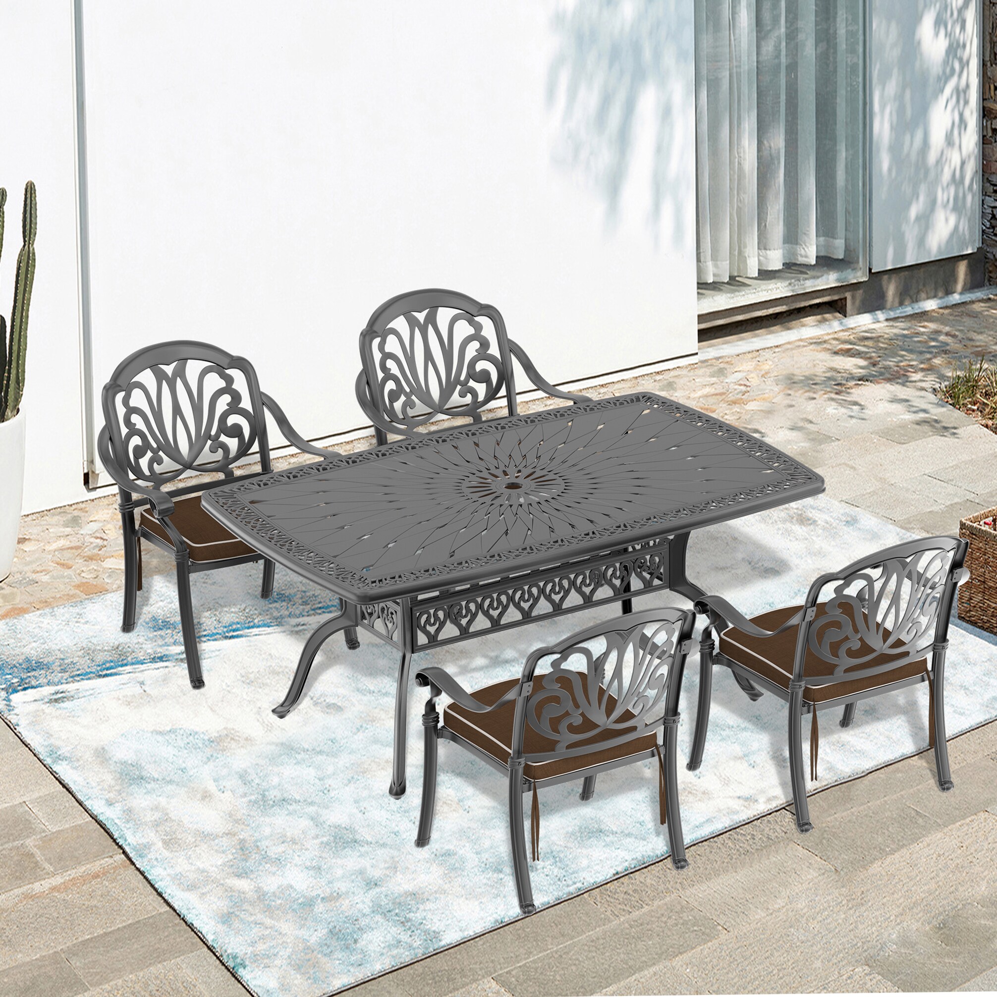 Kahomvis NICE-QP1092-151 Patio-Dining-Sets - View #2