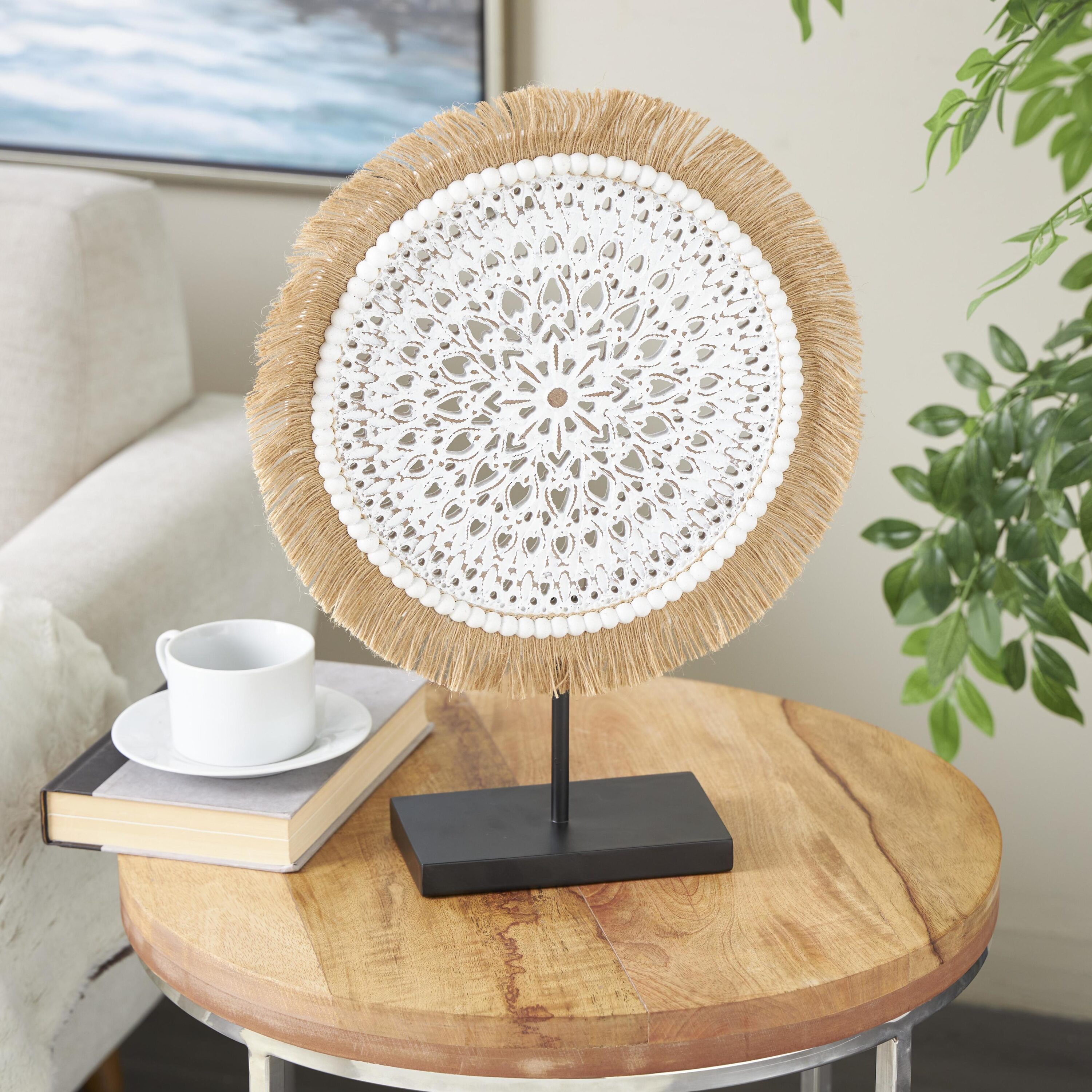 Grayson Lane 823057 White MDF Coastal Sculpture