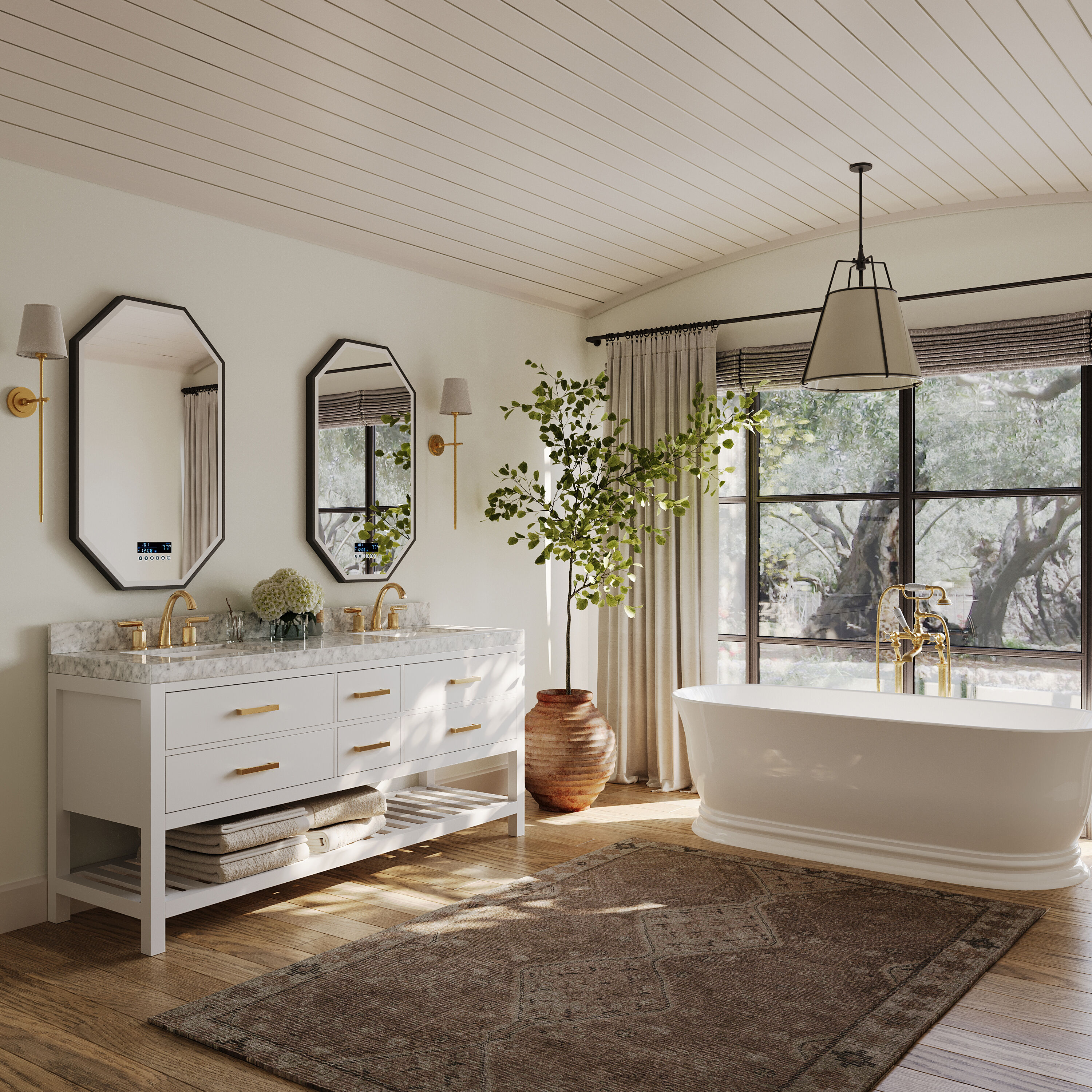 Ancerre Designs VTSELIZABETH72WCWGD Bath-Vanity-Combo - View #8