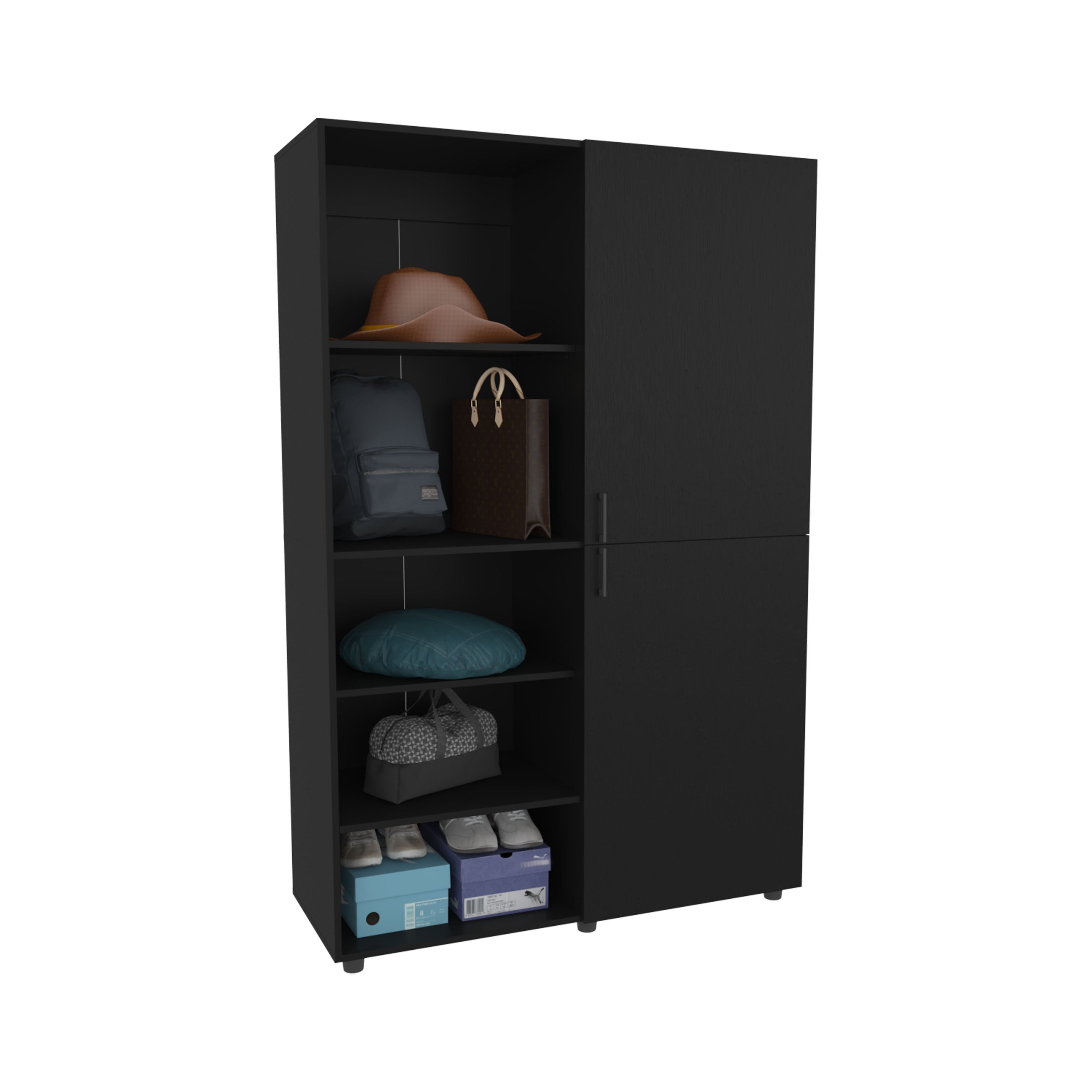 Tinyhomie LW-X-KARL432 Wood-Closet-Shelves - View #5