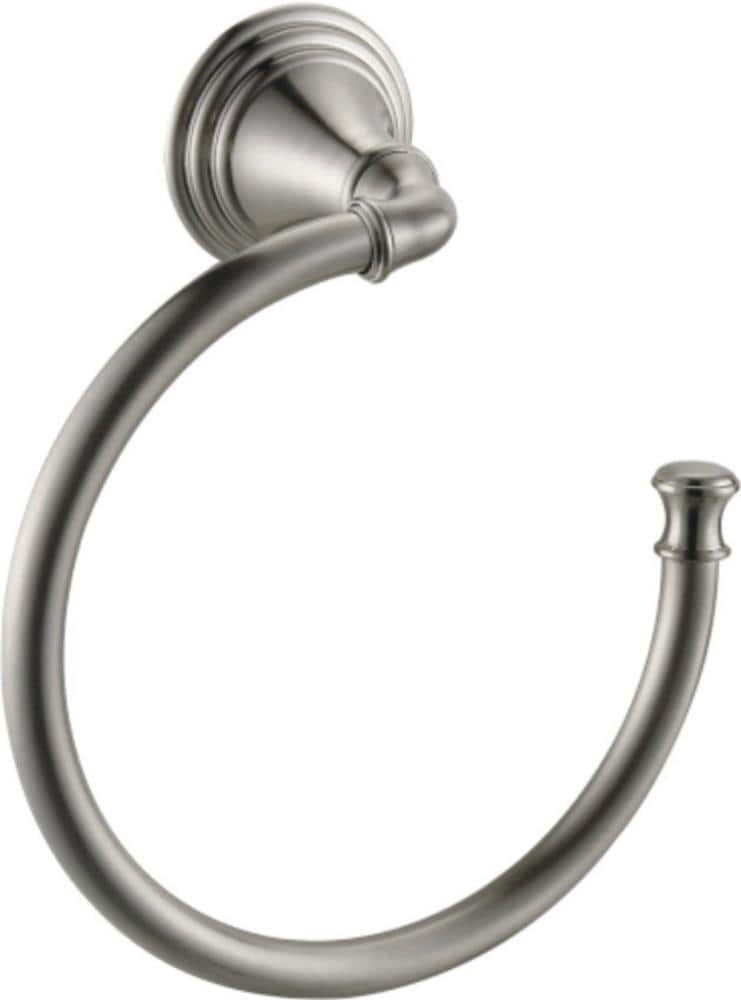 Paradise Bathworks 62028 Eden Satin nickel Wall mount Single Towel Ring