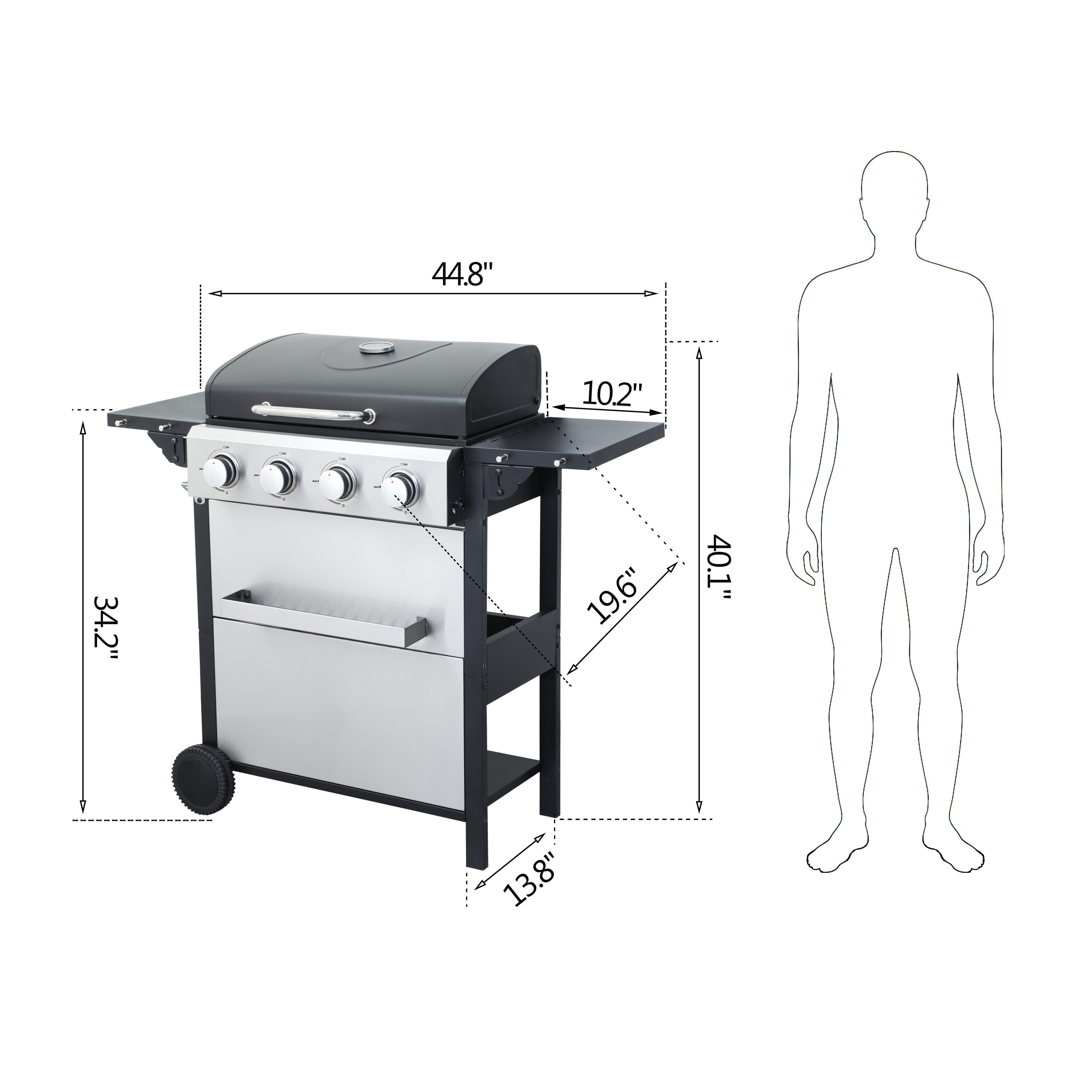 Clihome CL-GR08373 Gas-Grill - View #6