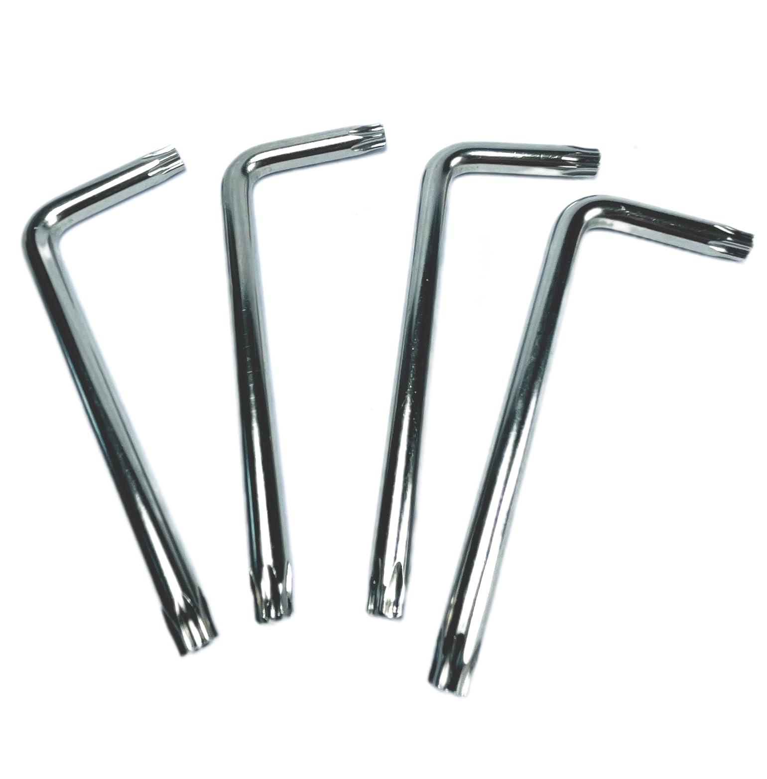 UUDULY  T40 Torx Bit Set 4 Pieces Anti Tamper Proof Star Key Wrench S2 Steel Long Short Arm Design durable home and garden accessory designed for
