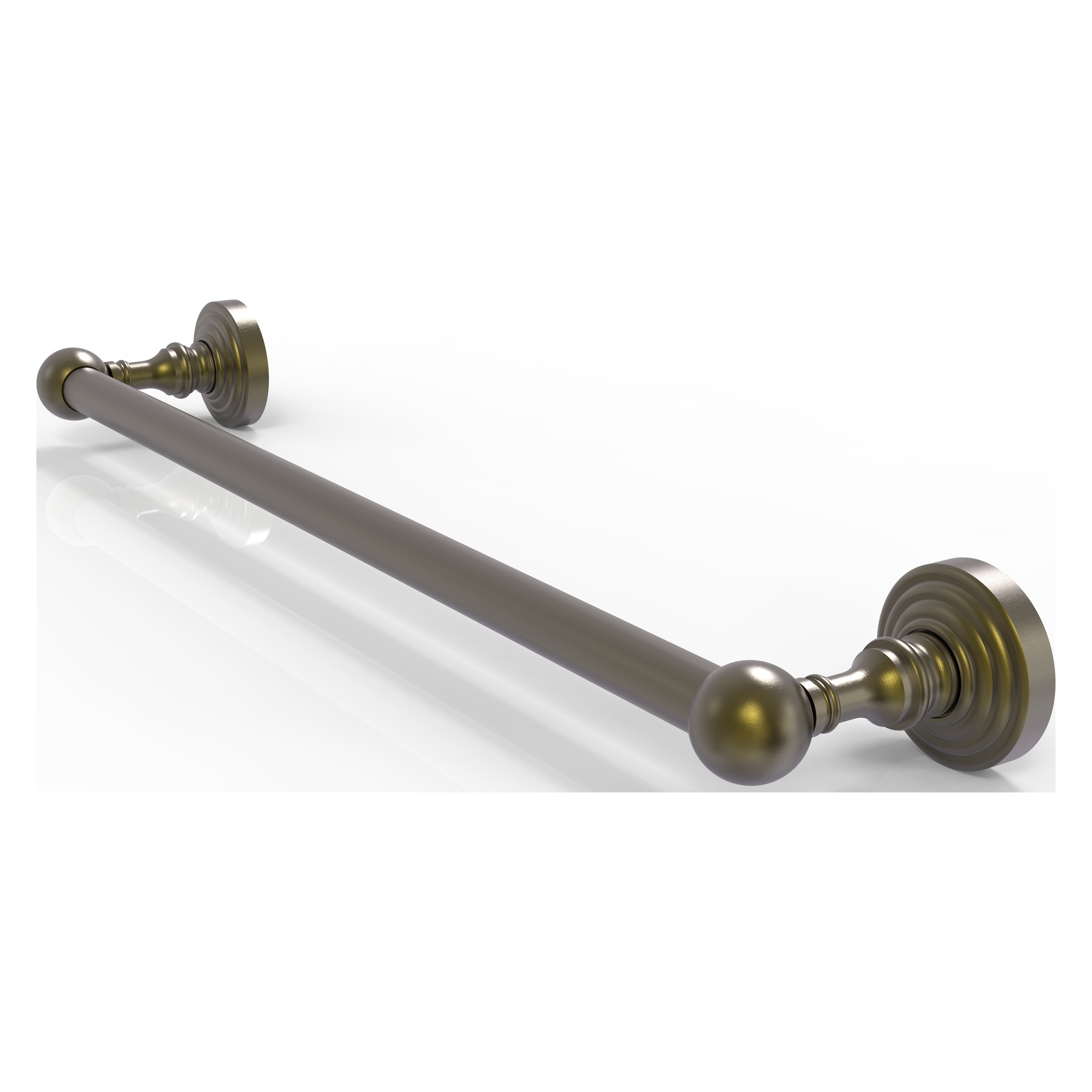 Allied Brass WP-41/36-ABR Waverly Place 36-in Antique Brass Wall mount Single Towel Bar
