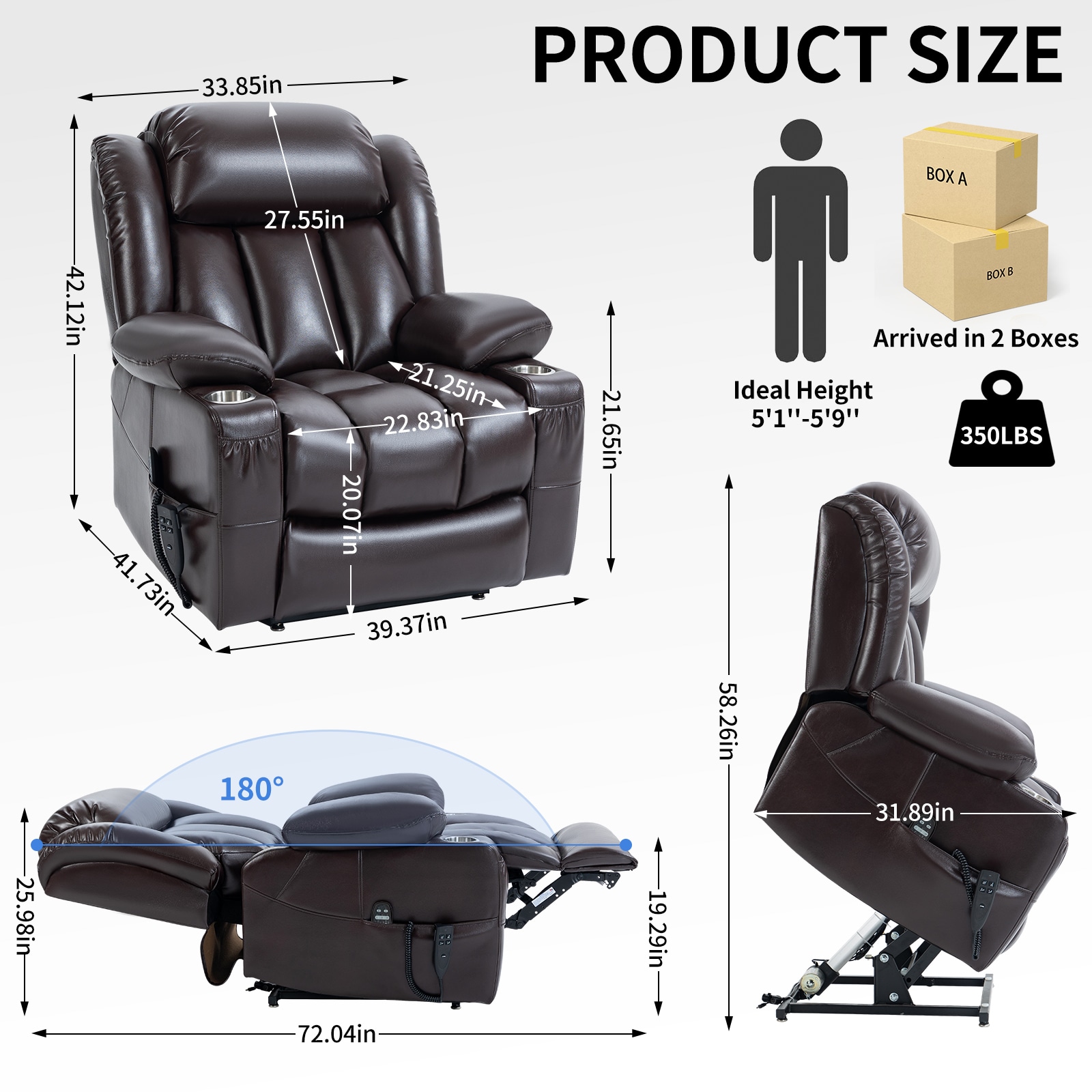 Mondawe OR-P21AJ-OF recliners - View #11