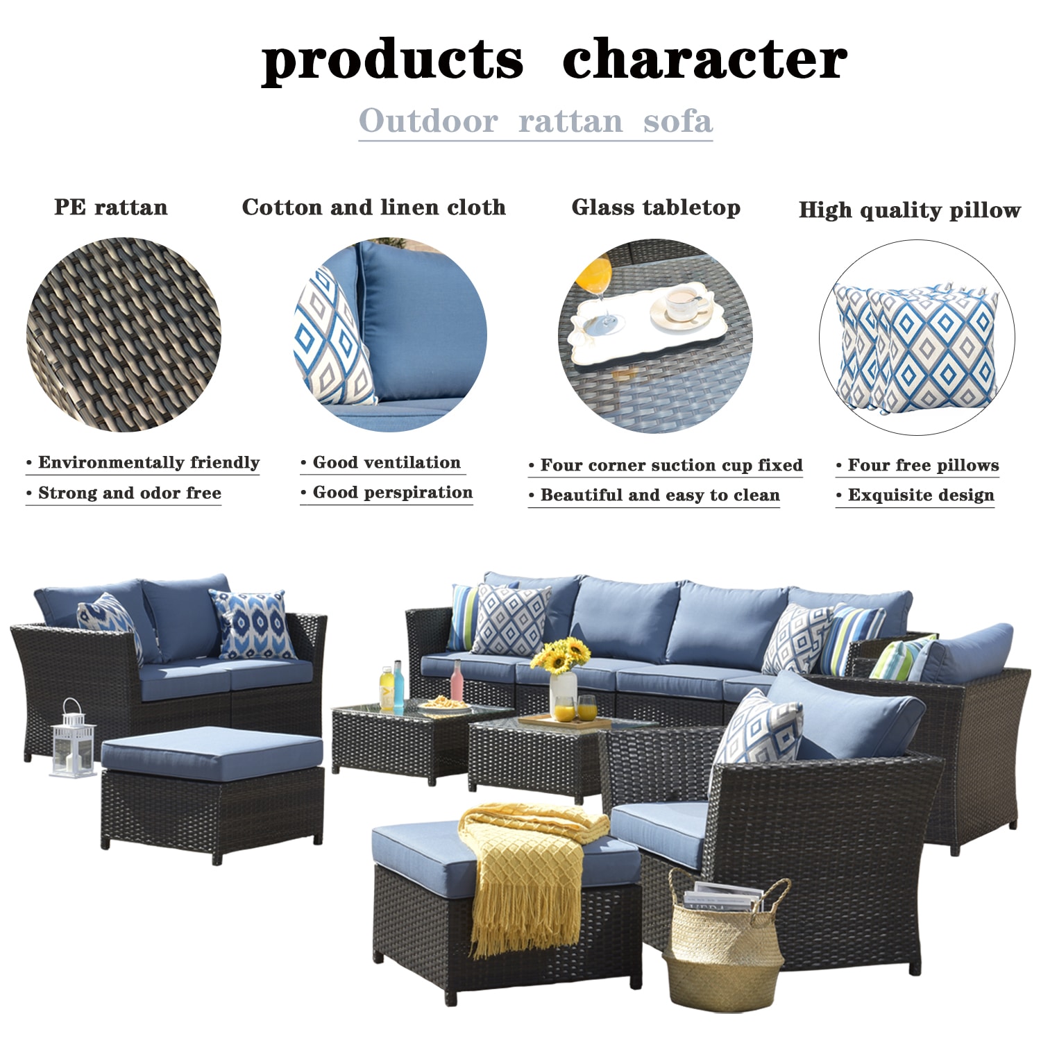 Ovios RS704 Patio-Conversation-Sets - View #4