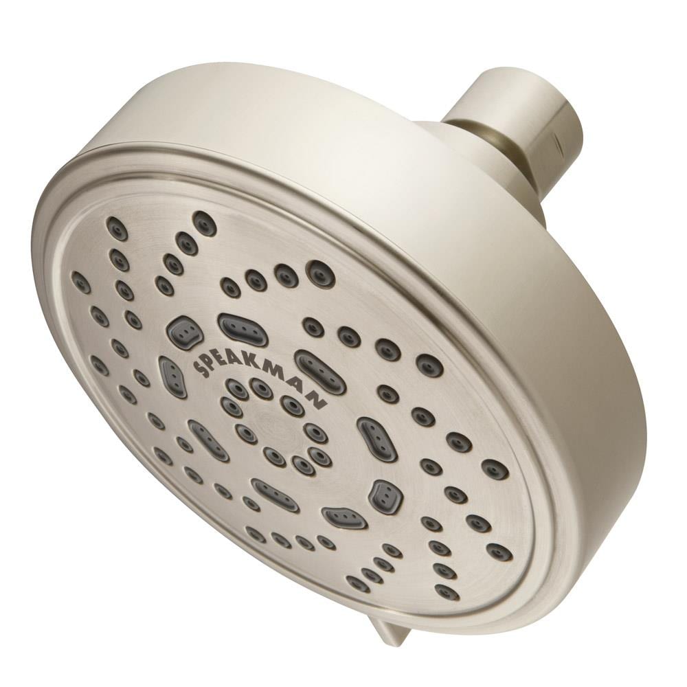 Echo Brushed Nickel Multi-Function Adjustable Shower Head