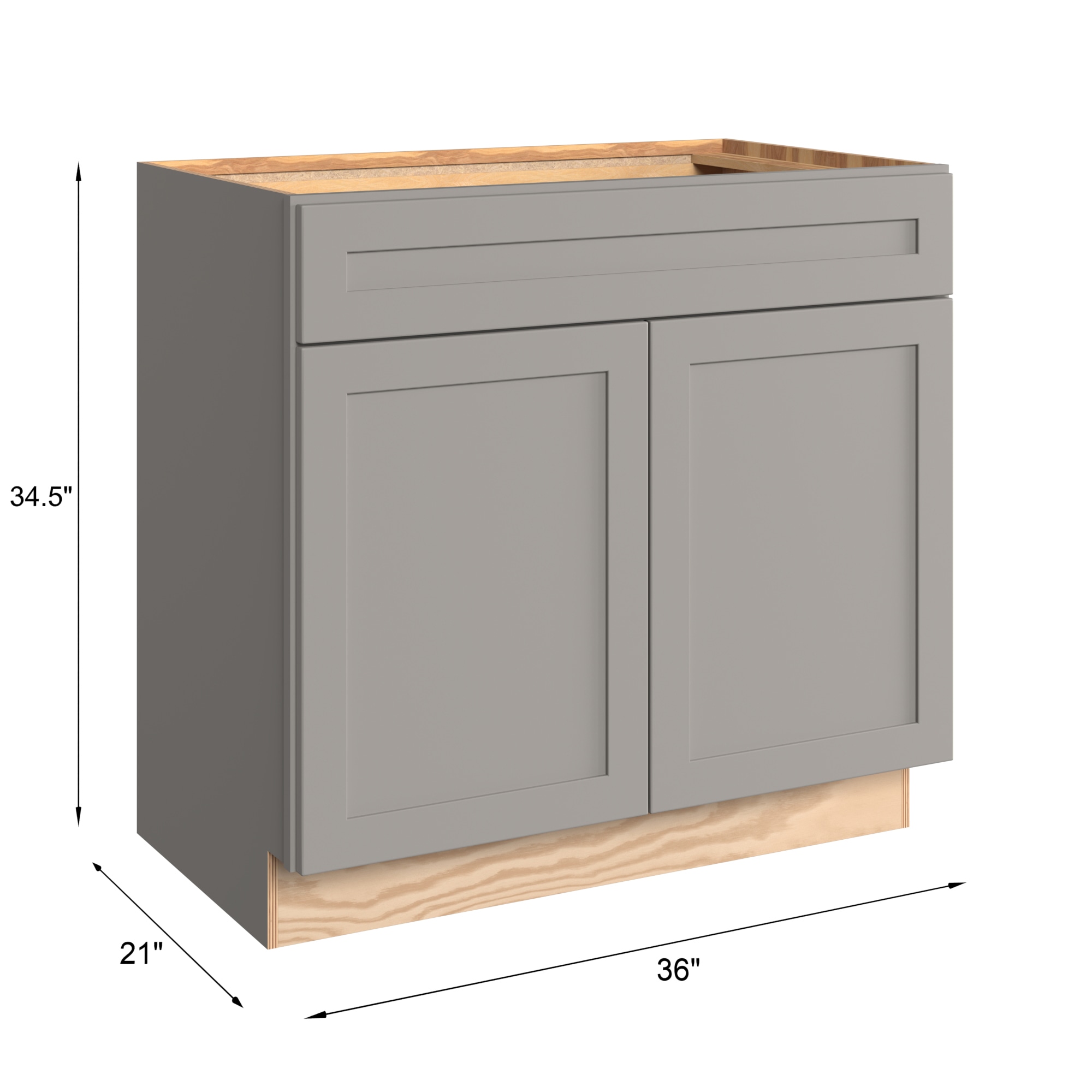 KraftMaid Momentum VSB362134G81 vanities - View #3