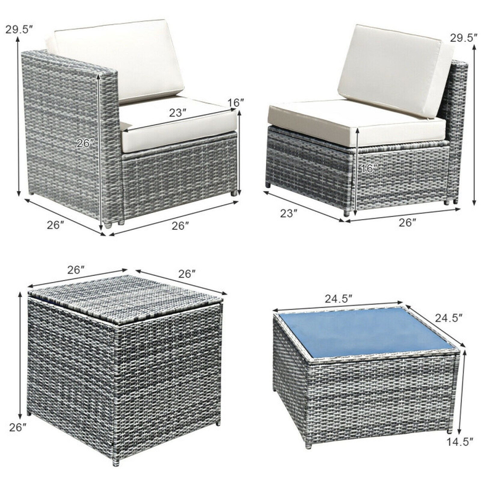SUGIFT LW102SUGHY0300 Patio-Tables - View #3