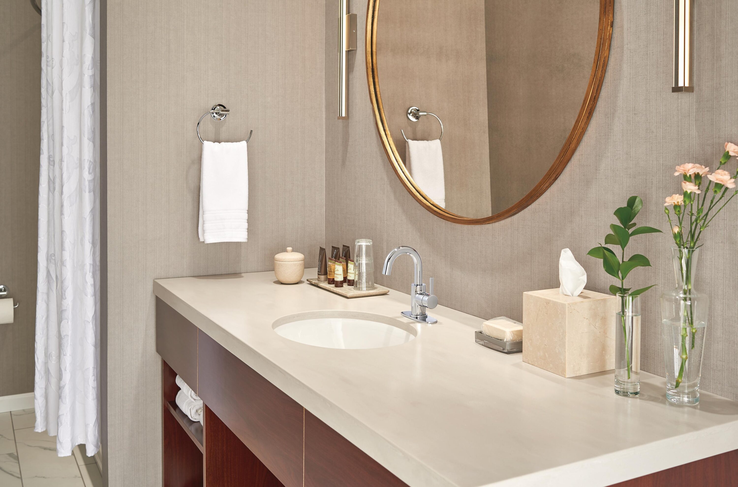 Precept Polished Chrome Single-Handle Modern Bathroom Faucet
