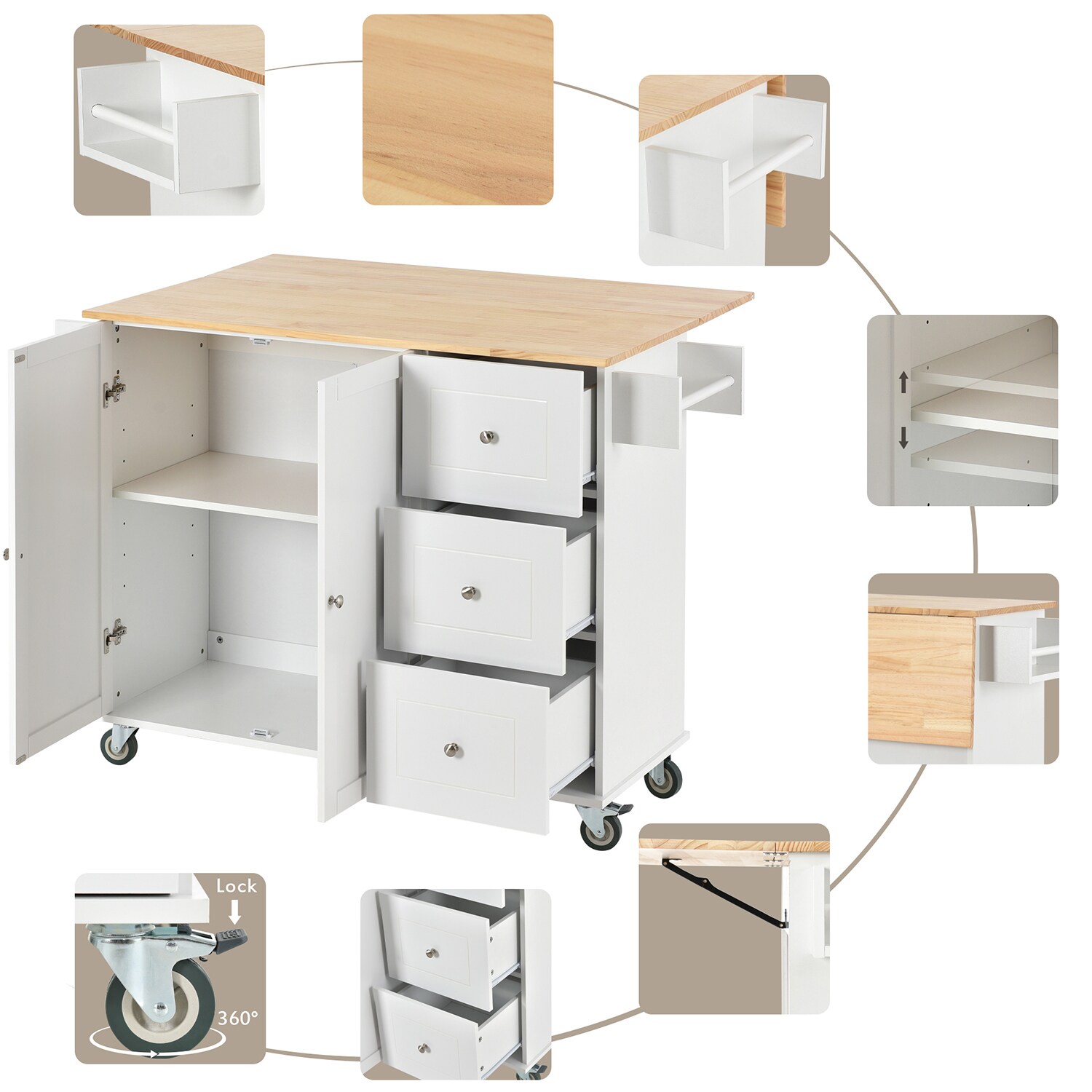 SINOFURN SYB260003WT Kitchen-Furniture - View #17
