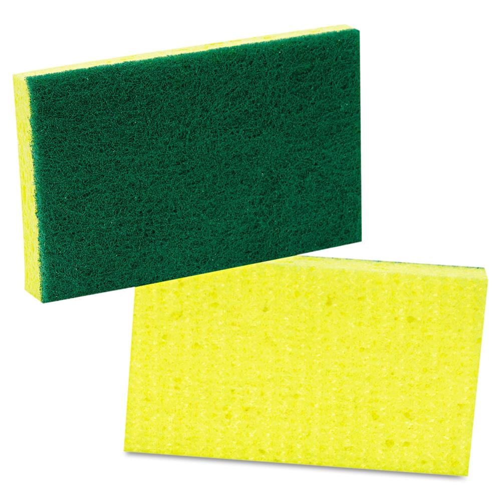 6-5/64 Length by 3.667 Width Premiere Pads PAD CS2 Medium Cellulose Sponge Case of 24 Yellow Set of 10 1.55 Thick 