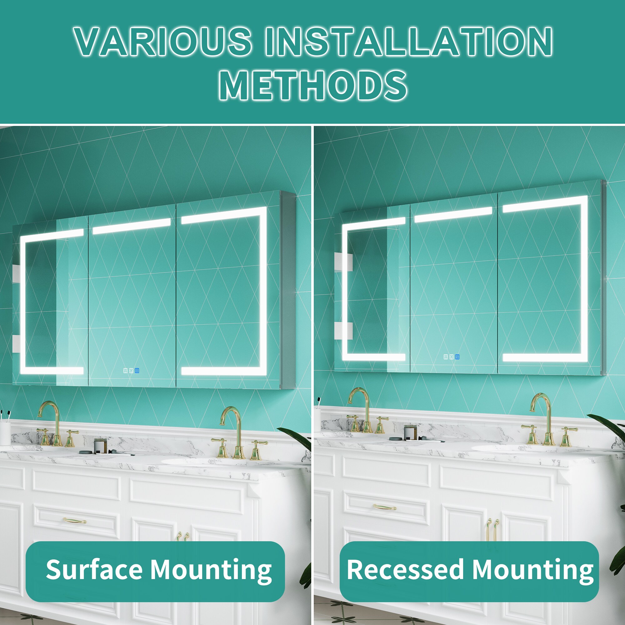 ExBrite 2430V3LV3R1226XD2 Bathroom-Medicine-Cabinets - View #13