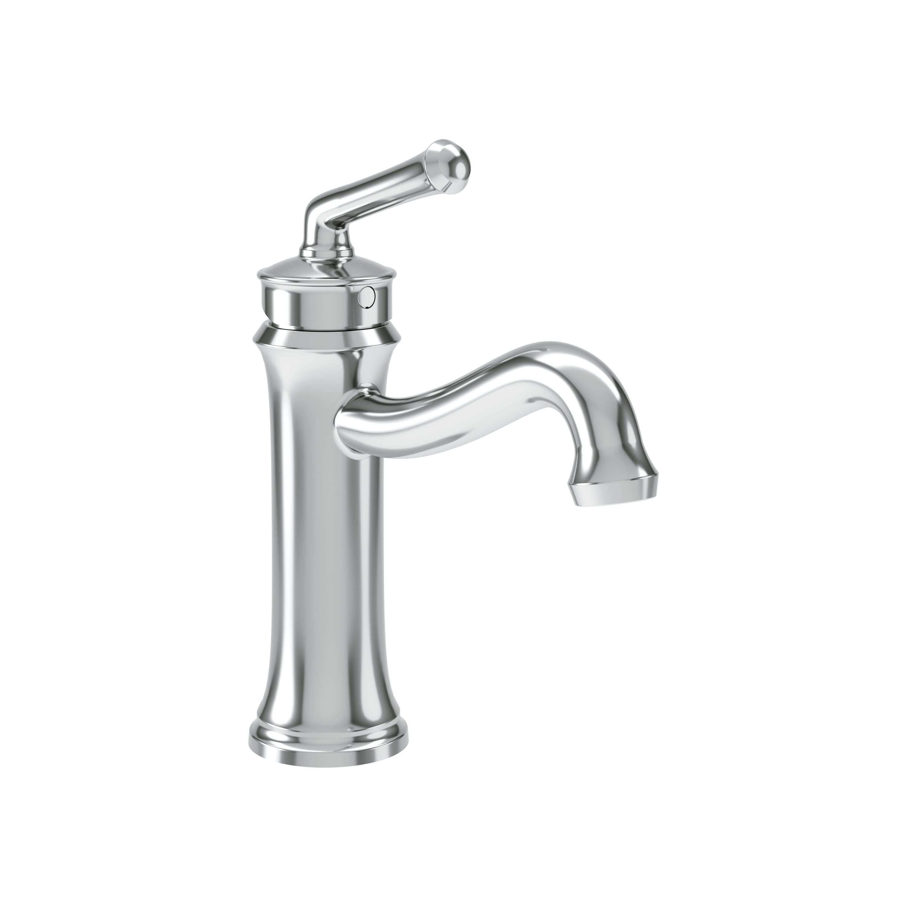 Symmons SLS5812PP Braston Polished Chrome Single hole 1-handle WaterSense High-arc Commercial/Residential Handle Bathroom Sink Faucet with Drain