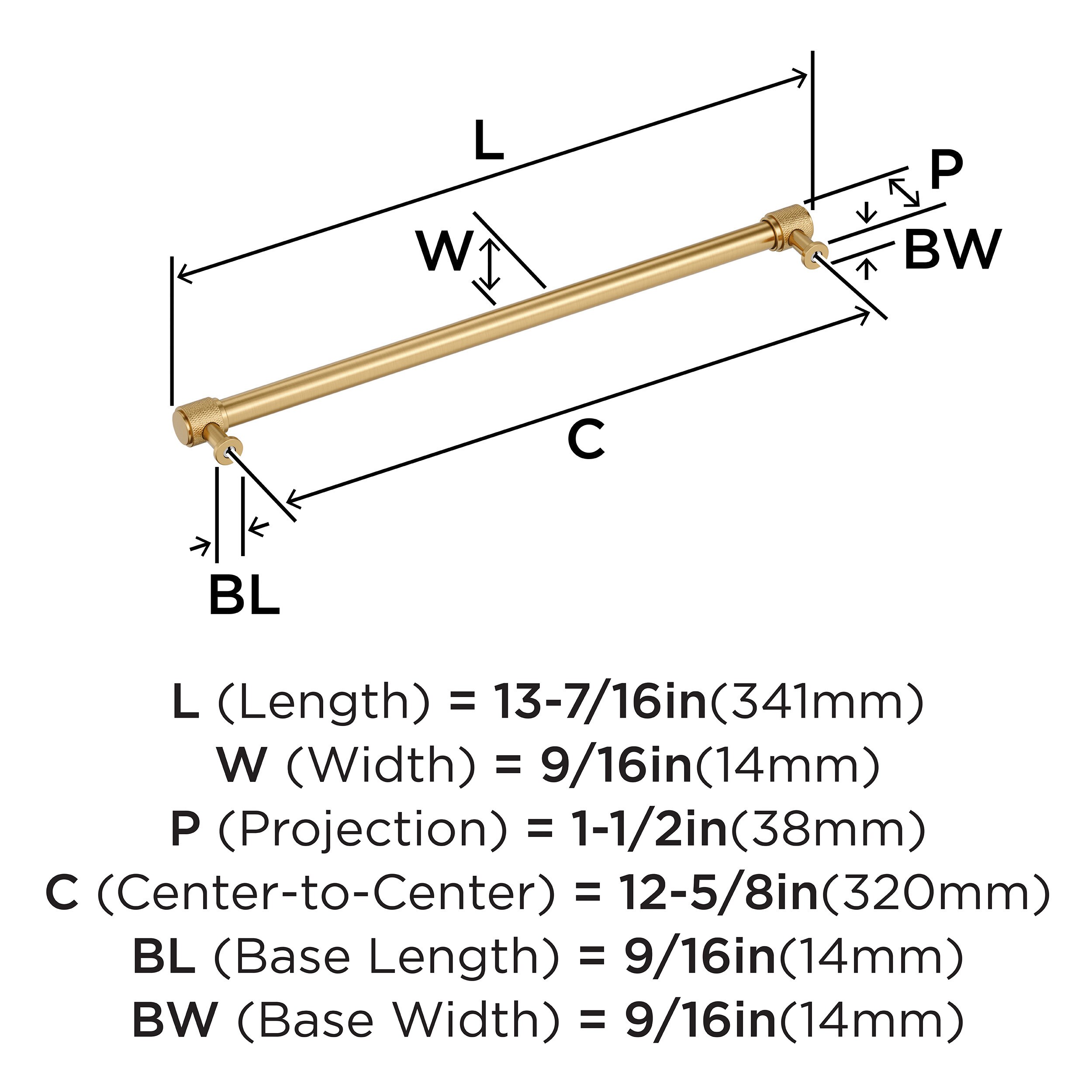 Amerock BP37749CZ Cabinet-Pulls - View #4