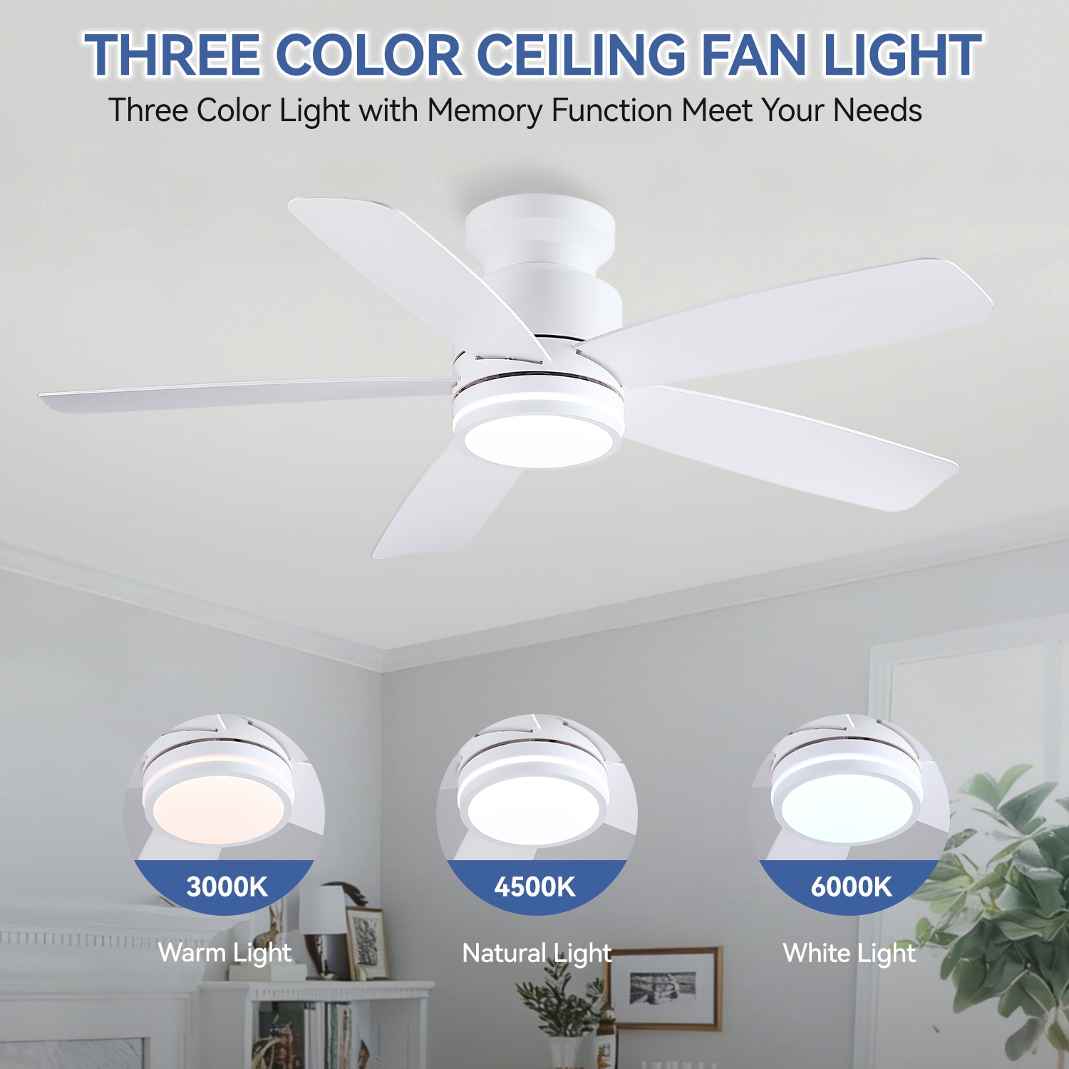 Kviflon LS8933-41WH Ceiling-Fans - View #3