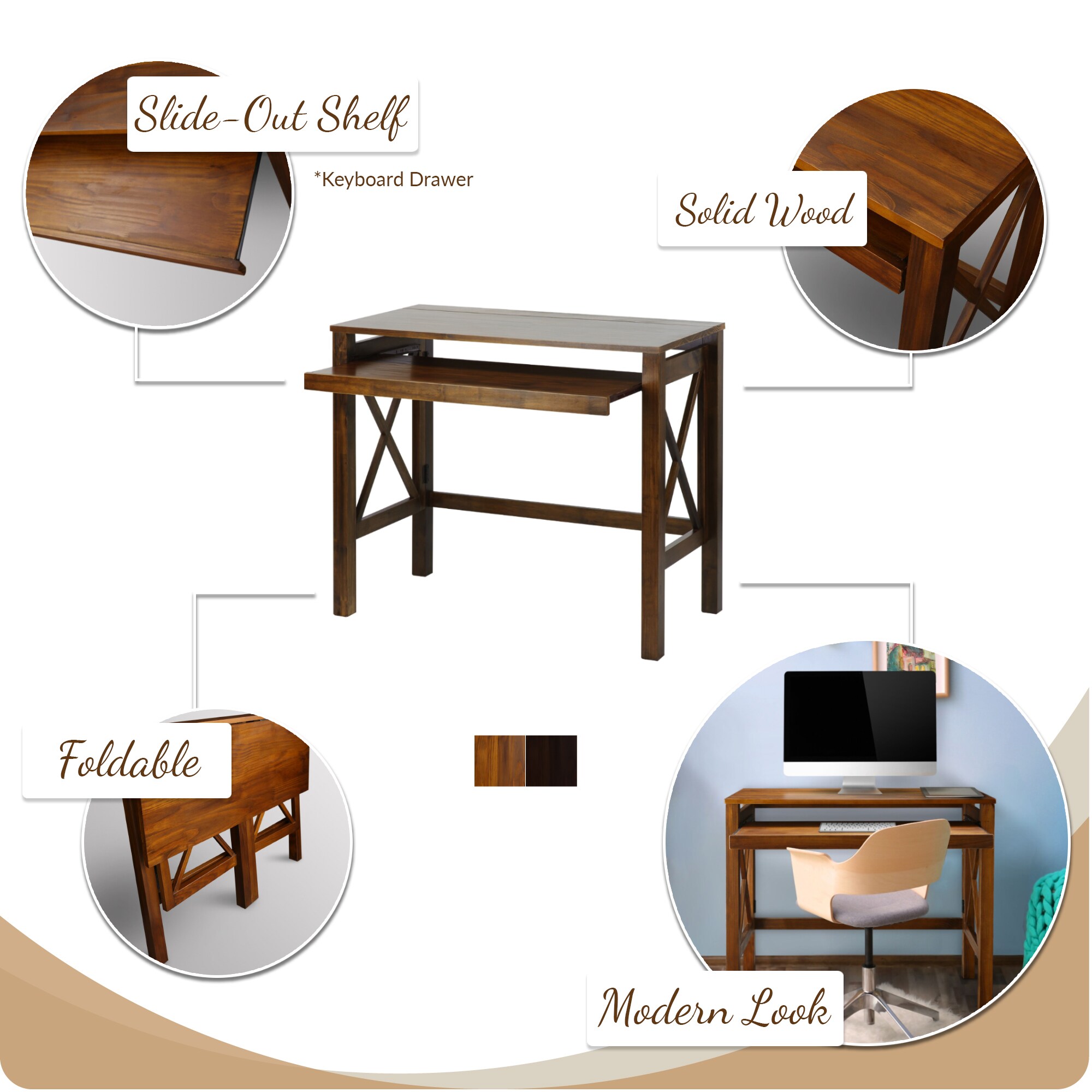 Casual Home 533-33 desks - View #19
