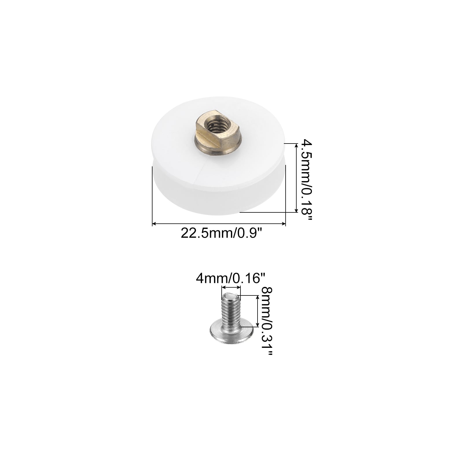PATIKIL S26031800UX2830 Tub-Shower-Door-Rollers - View #2