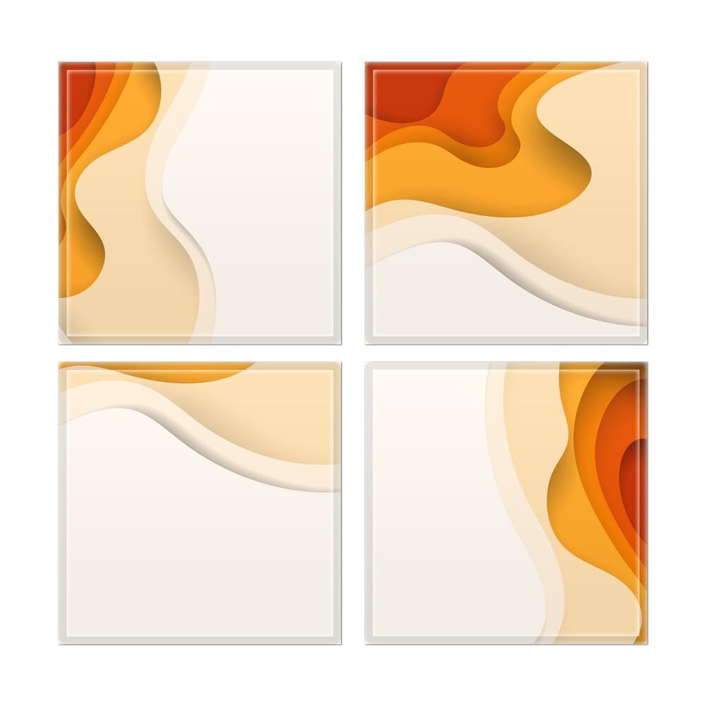 Instant Mosaic 2300103 Upscale Designs 32-Pack Multicolor 6-in x 6-in Glossy Glass Random Wall Tile