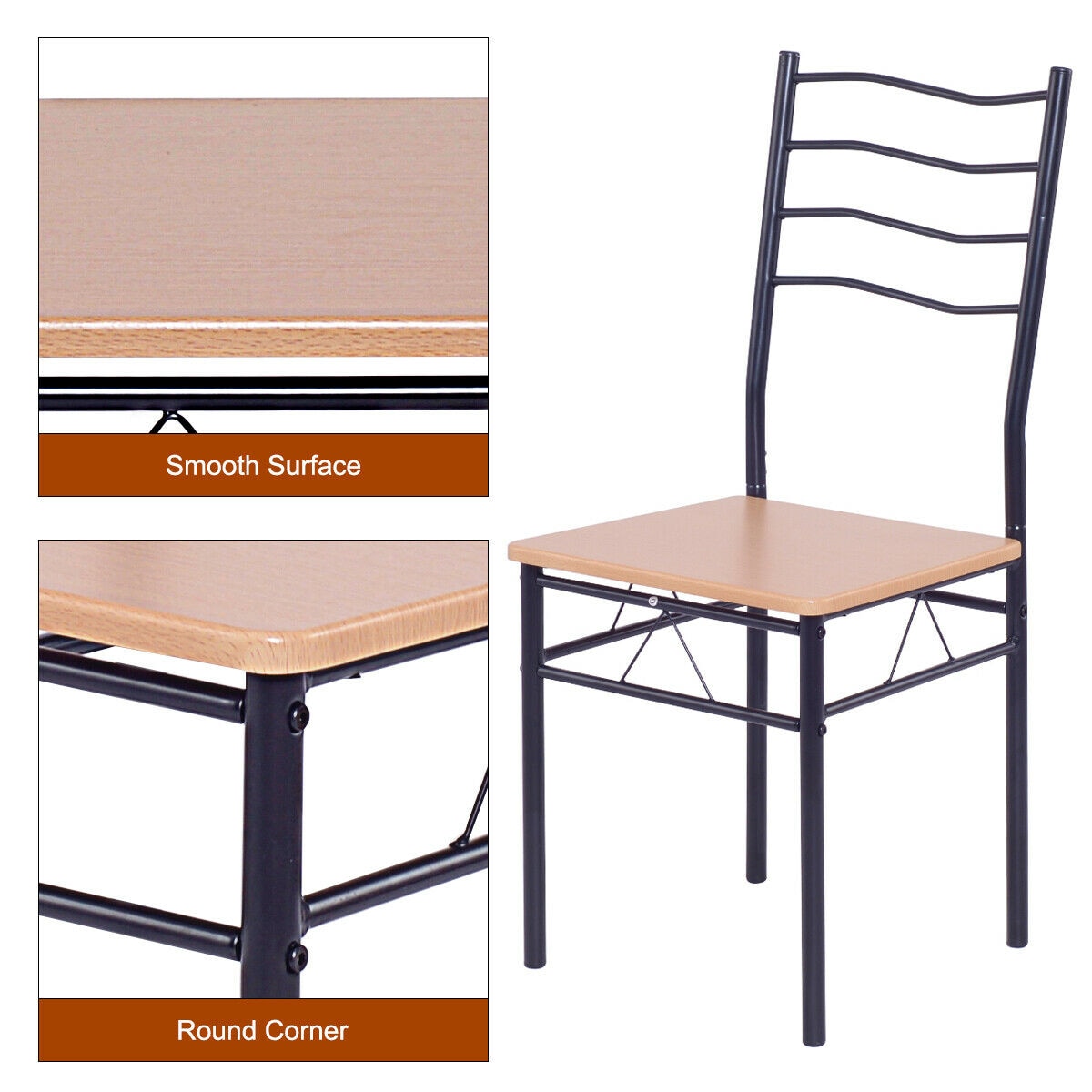 Costway HW55389 Dining-Sets - View #3