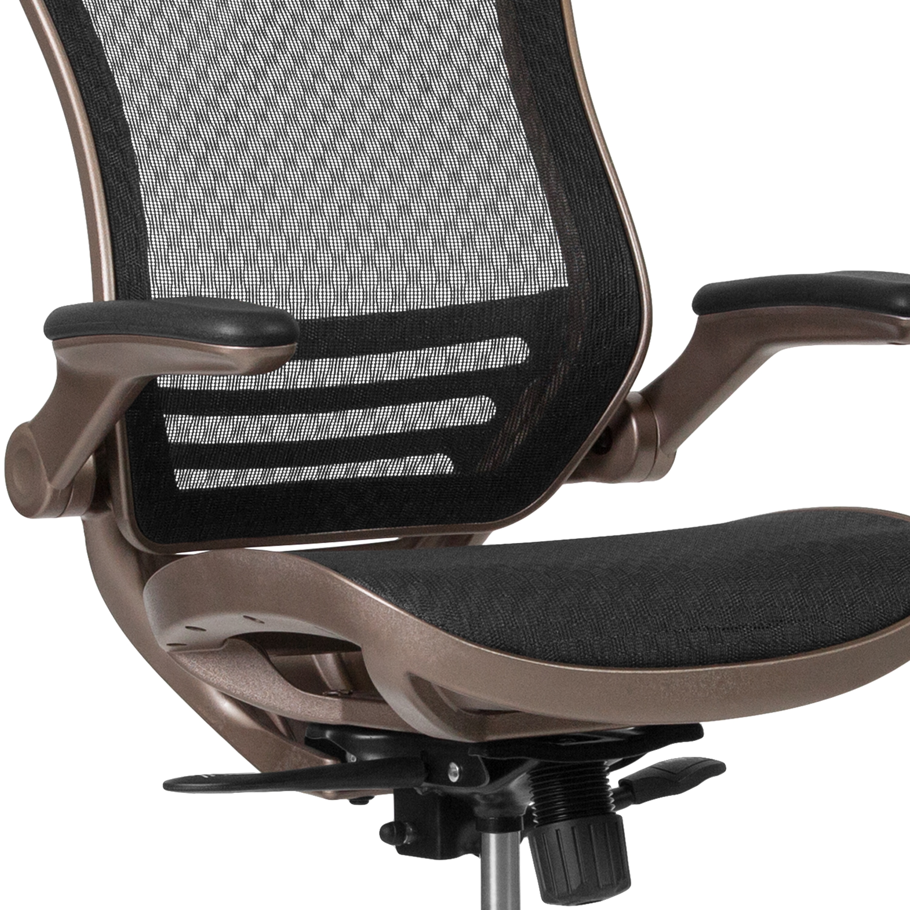 Naomi Home Mesh Drafting Chair - Black