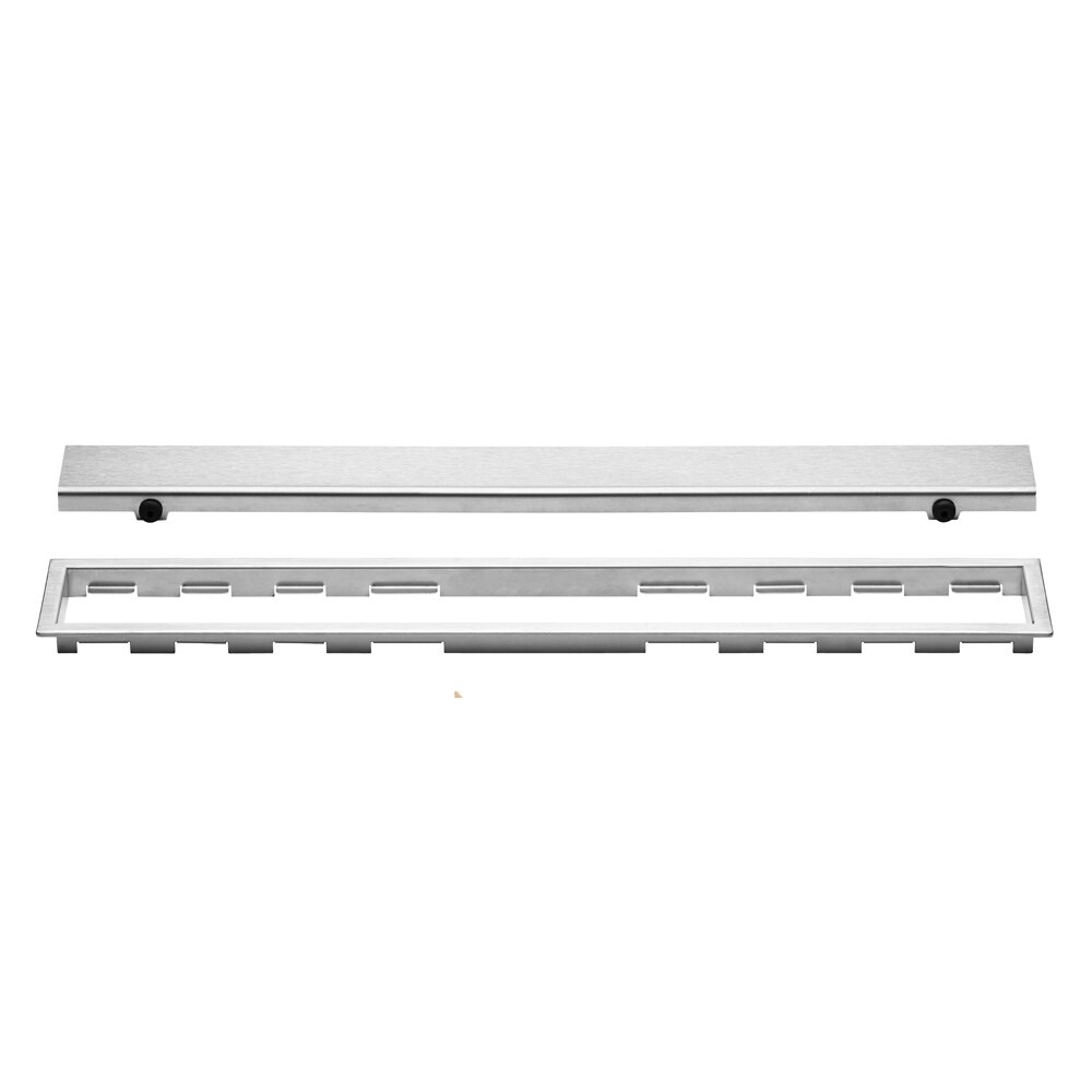 Schluter Systems KL1AR19EB80 Kerdi-Line Brushed Stainless Steel Rectangle Grate
