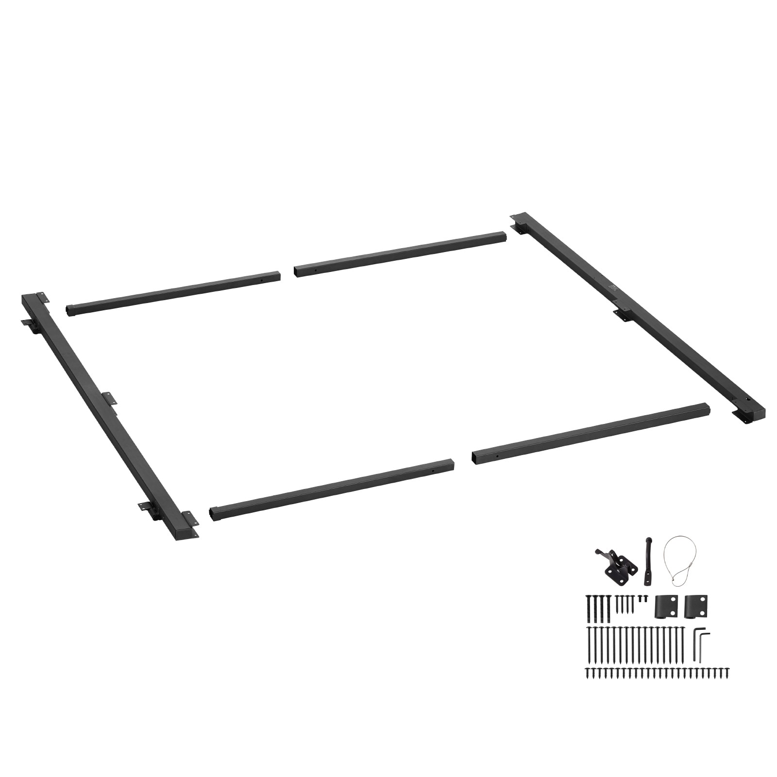 SVOPES SVOPESMKZJ36611141V0 Adjustable Gate Building Kit 72-in Iron Gate frame kit