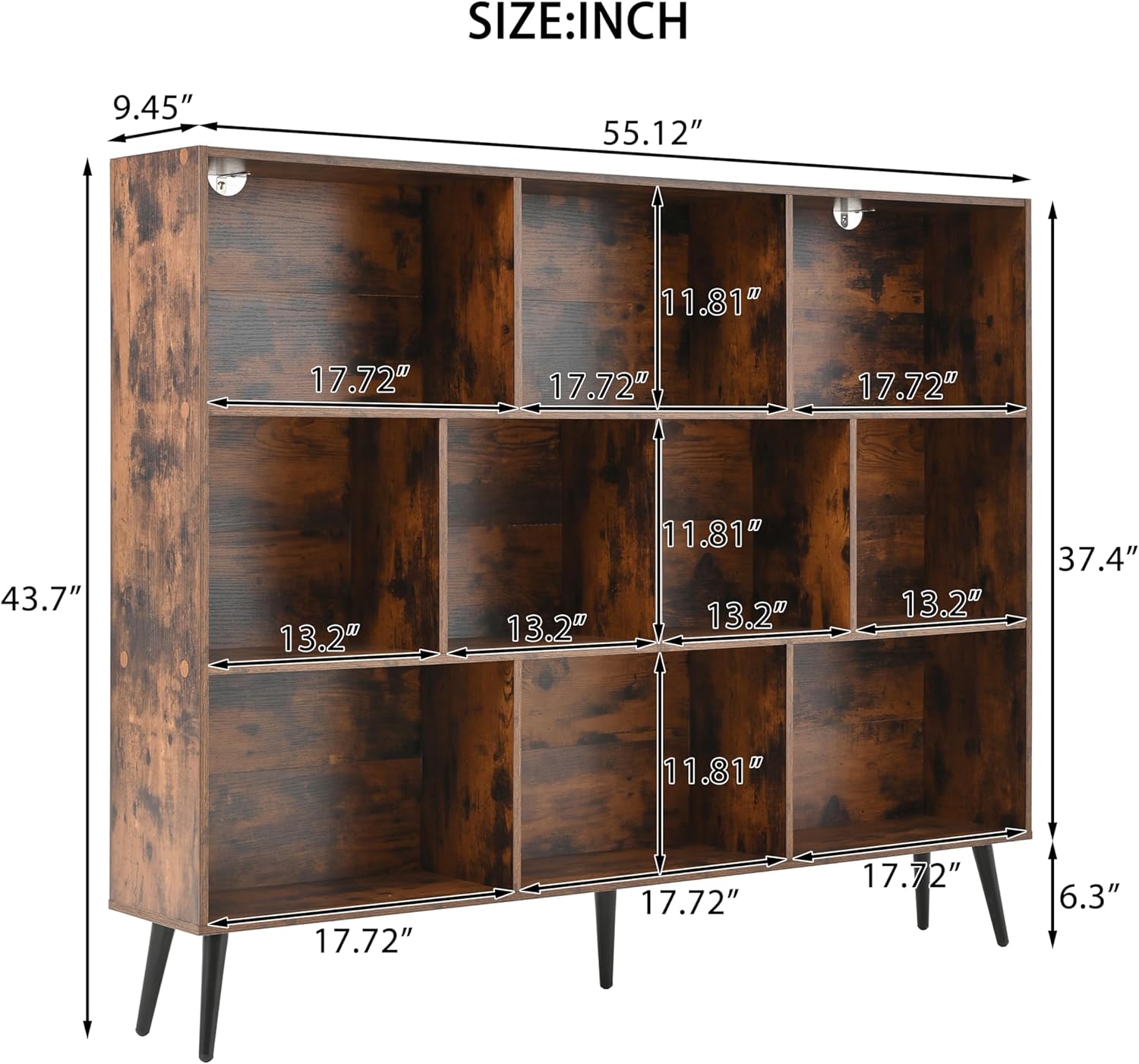 Garvee YYWPHK34EMLMMJ bookcases - View #2