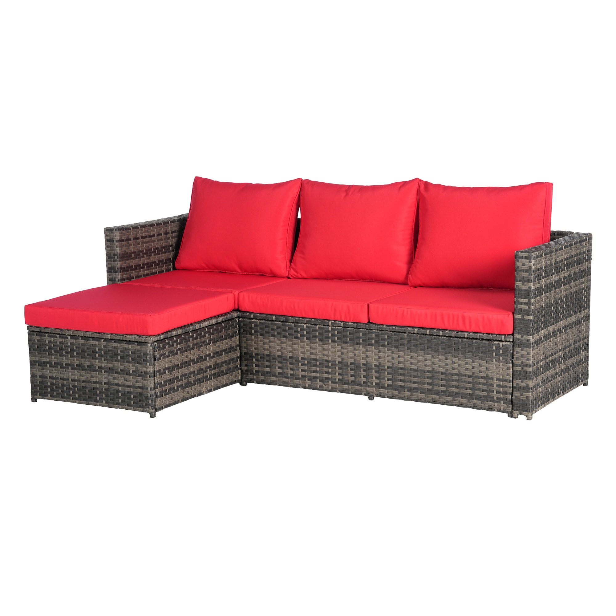 SINOFURN SYB670035RD Patio-Sofas-Daybeds - View #7