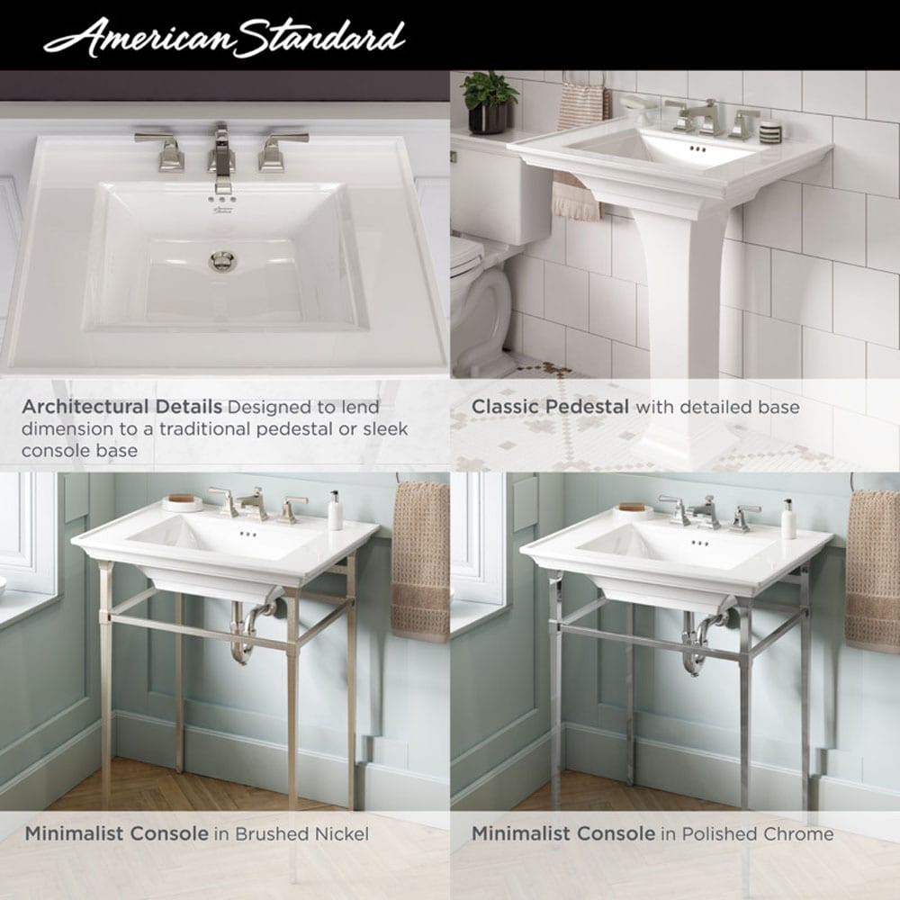American Standard 0297800.020 Complete-Pedestal-Lavatories - View #9