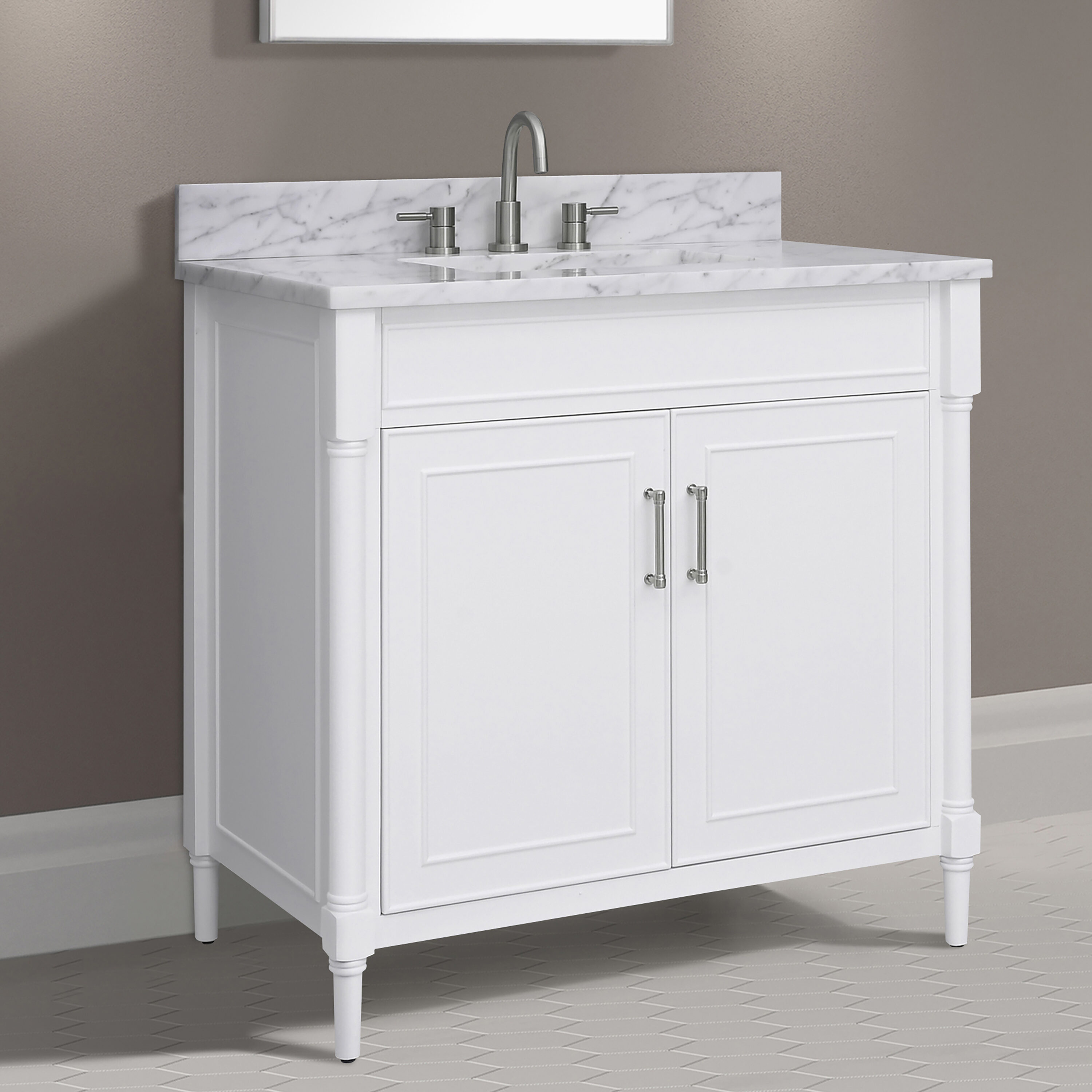 Avanity BRISTOL-VS37-WT-C Bath-Vanity-Combo - View #3