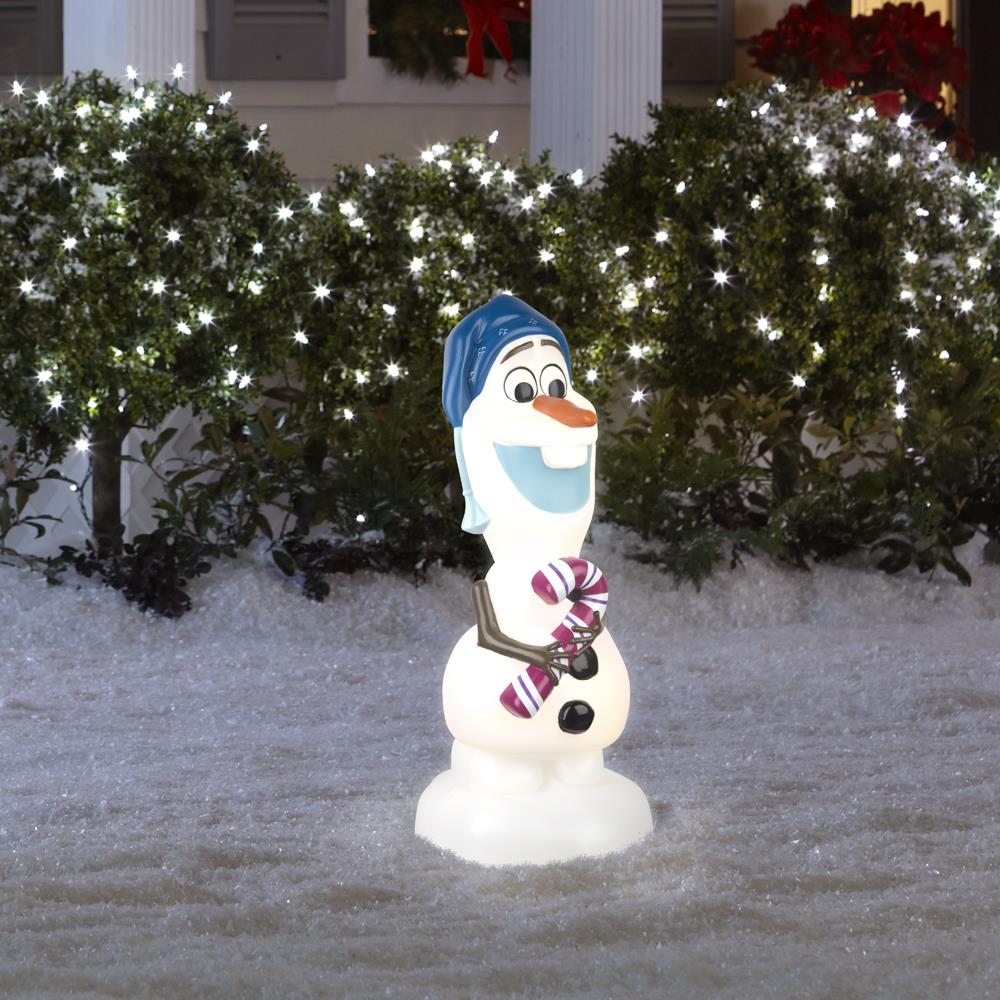 Disney 24.02-in Frozen Stand Olaf Frozen Christmas Decor at Lowes.com