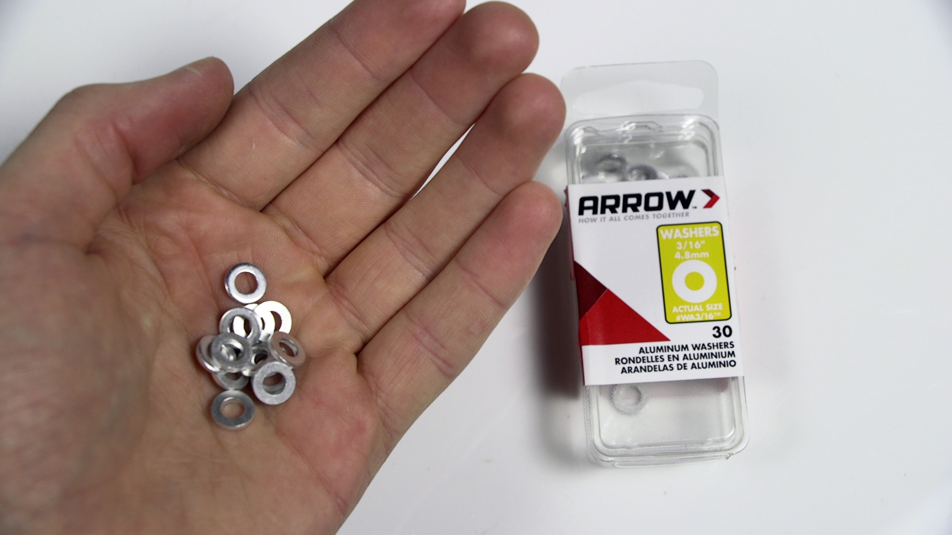 Arrow WA3/16 Metric-Flat-Washers - View #3