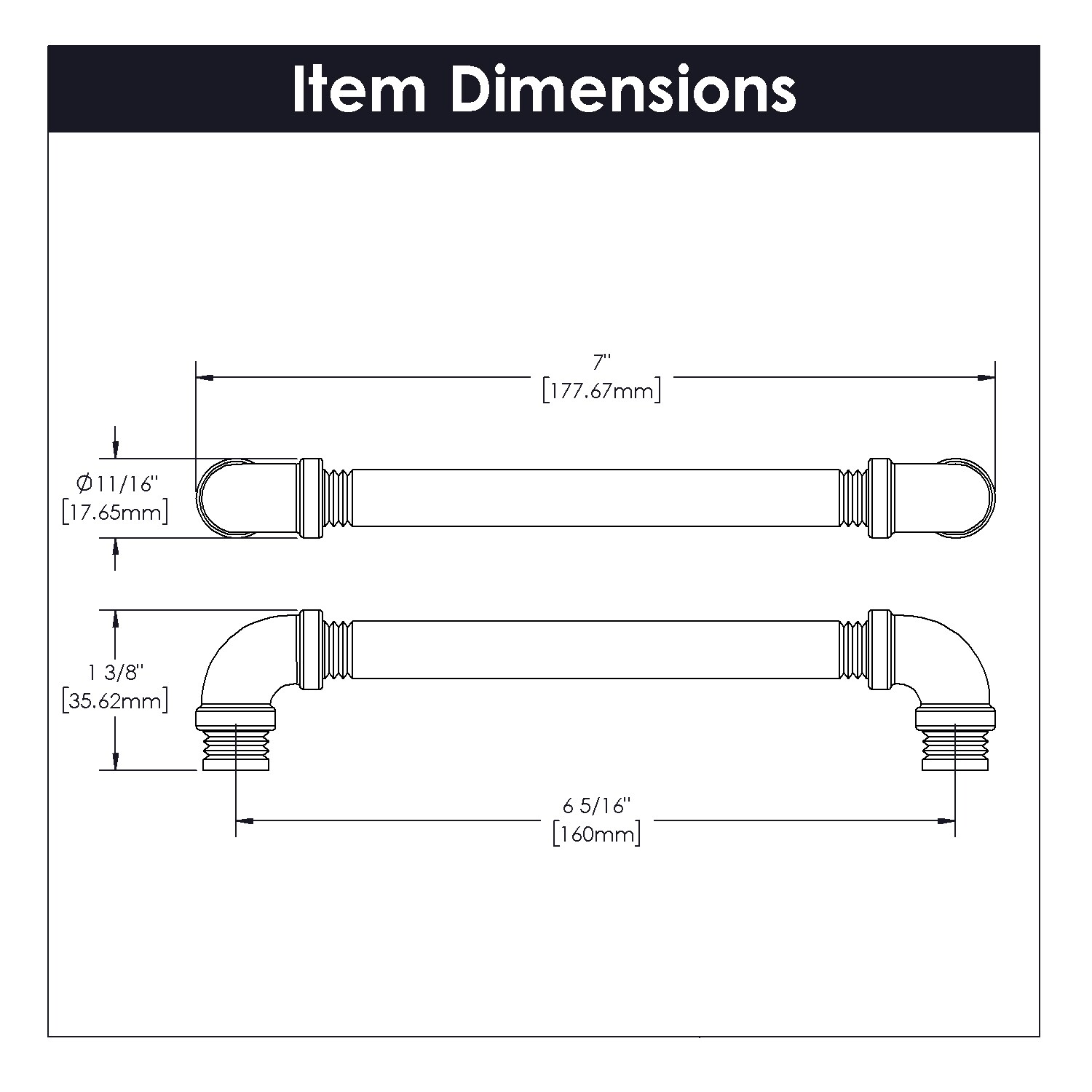 Hickory Hardware HH075010-BNV Cabinet-Pulls - View #5
