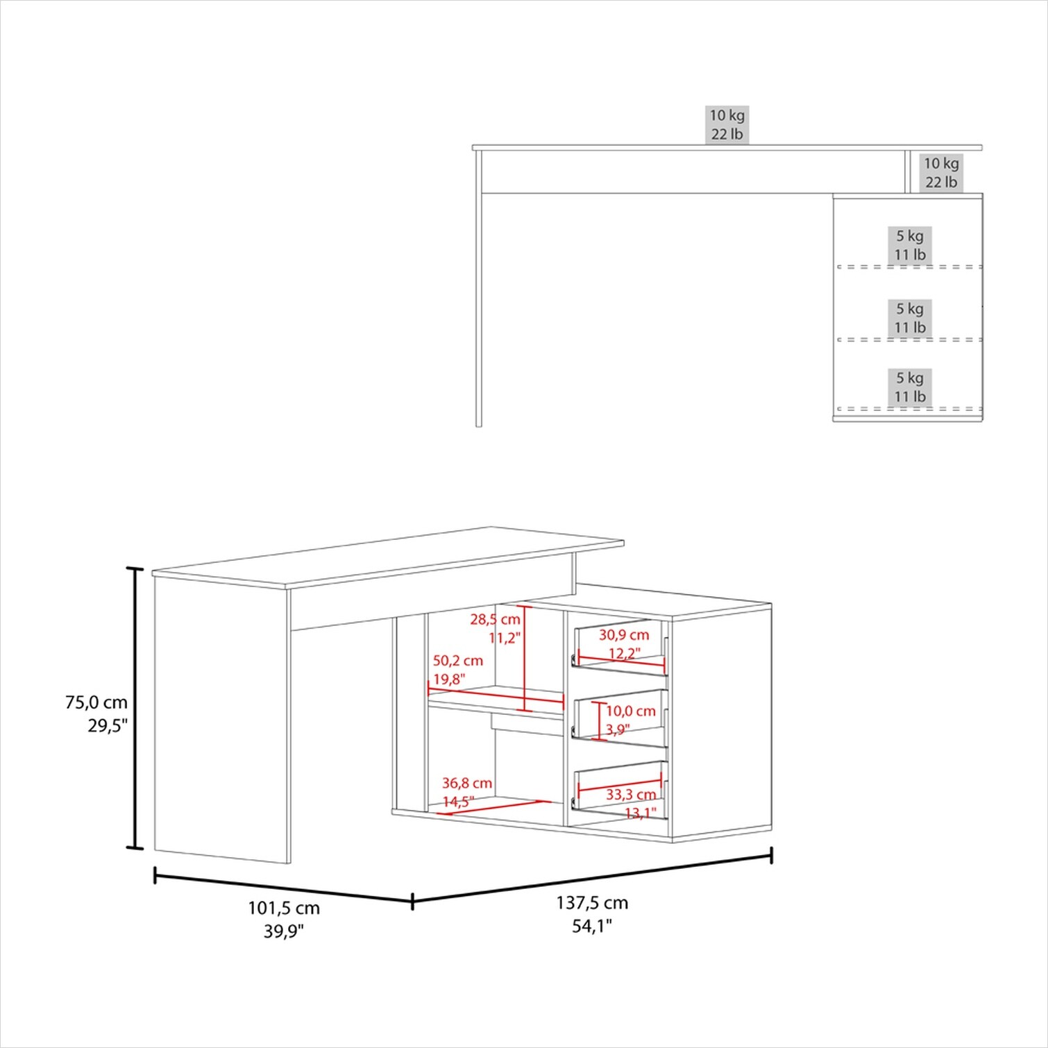 SunJet EXNXVLI4P65Z desks - View #8