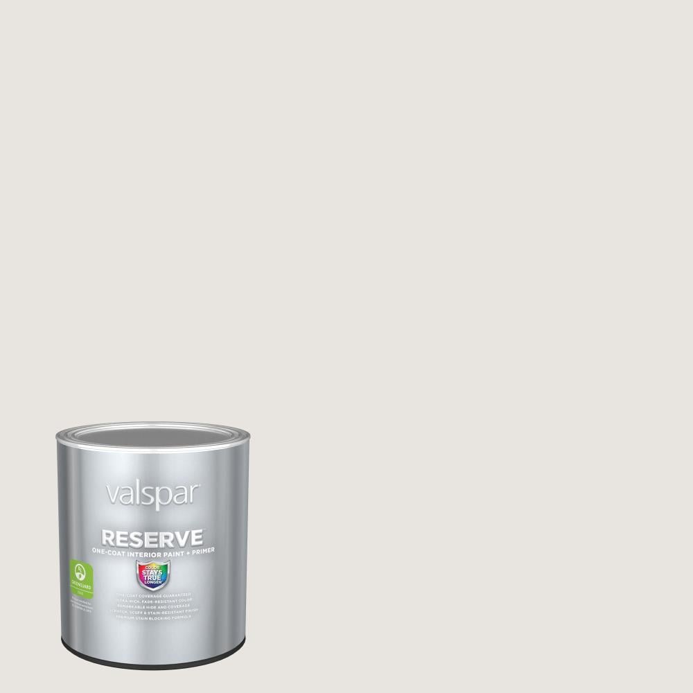 Valspar 7006-17-2916562 Reserve Flat Summer Gray 7006-17 Latex Interior Paint Paint + Primer ( 1-quart )
