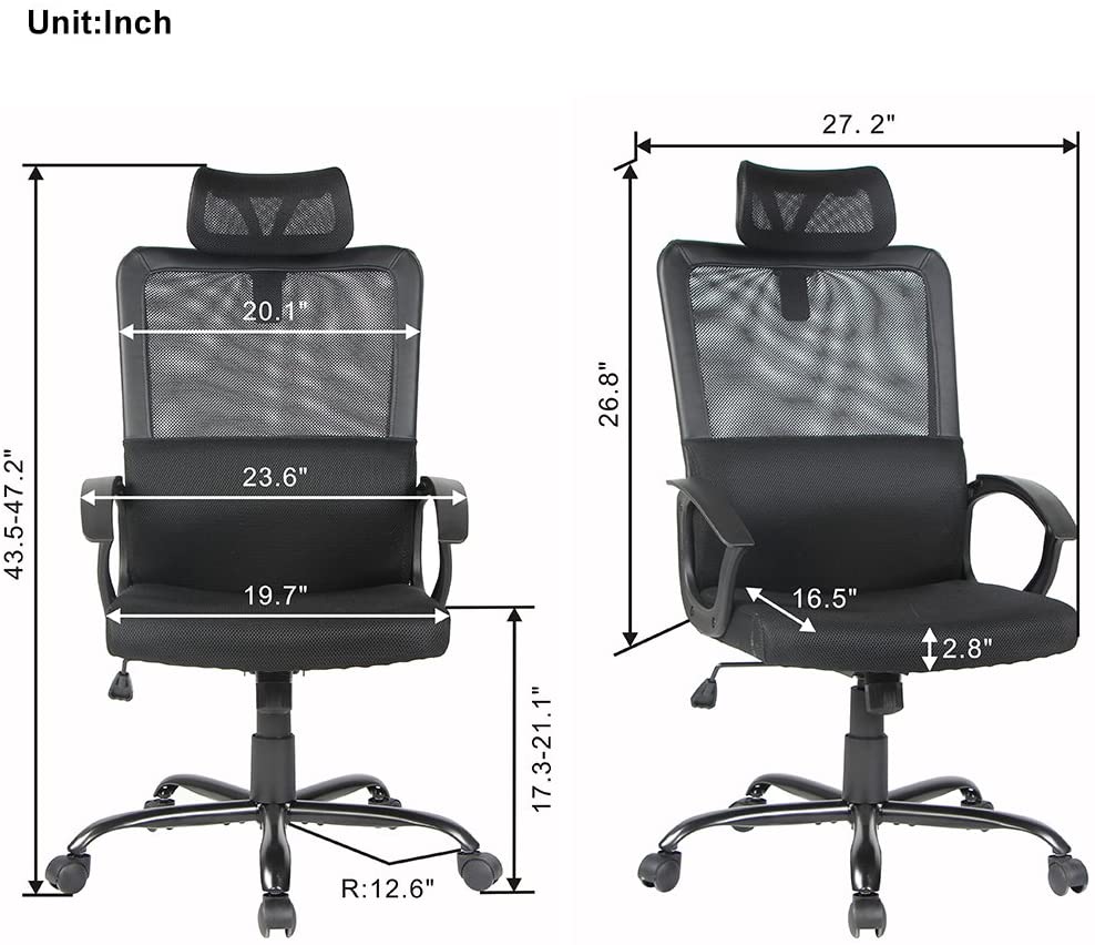 CASAINC CR-BN-2579-BLK Office-Chairs - View #8