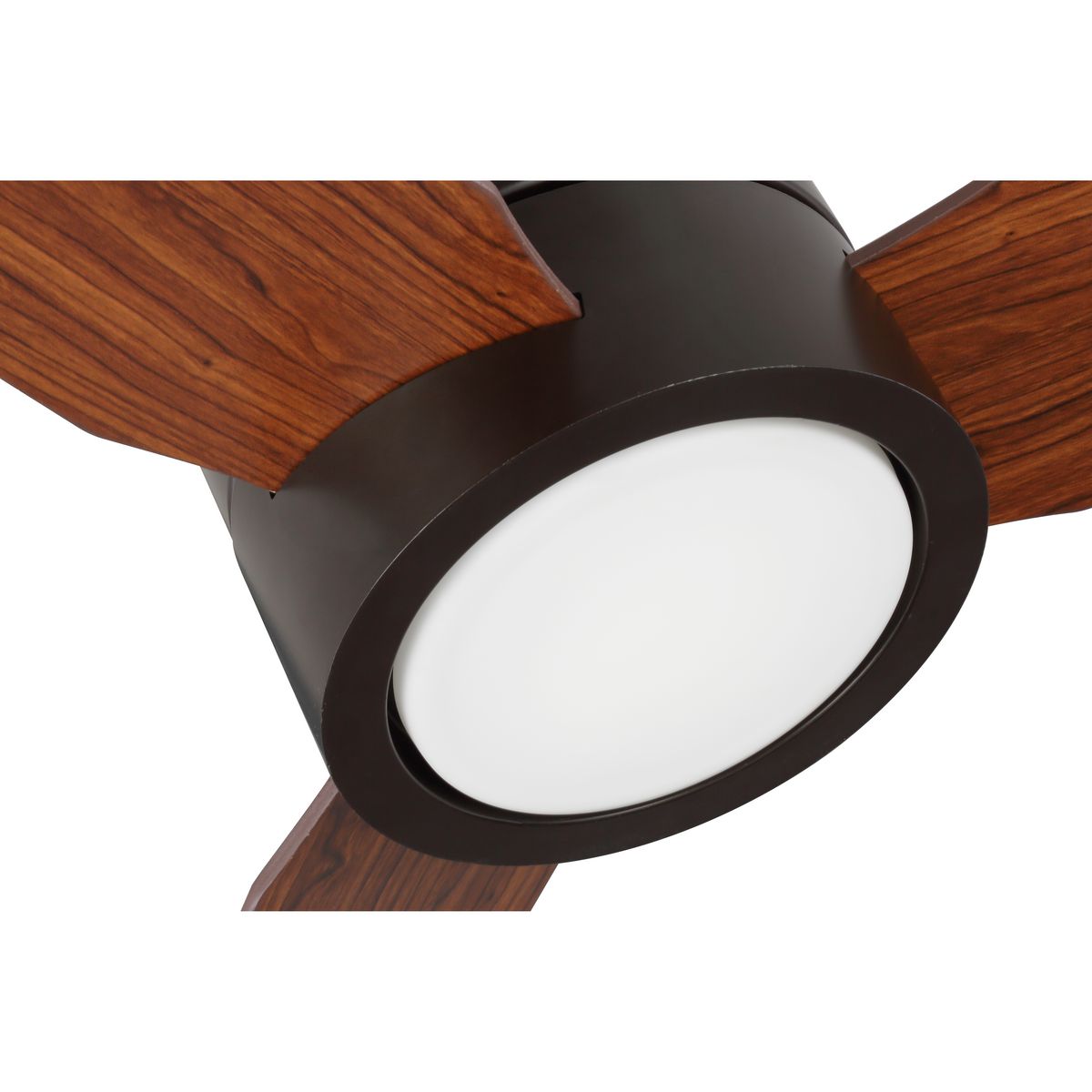 Braden Architectural Bronze 56" Low Profile Ceiling Fan with LED & Remote