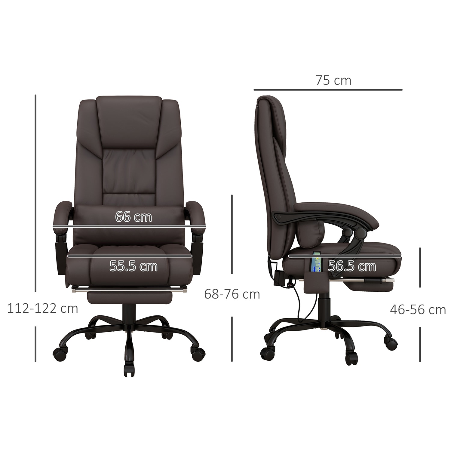 Sumyeg WF-CT-1353B-GL Office-Chairs - View #5
