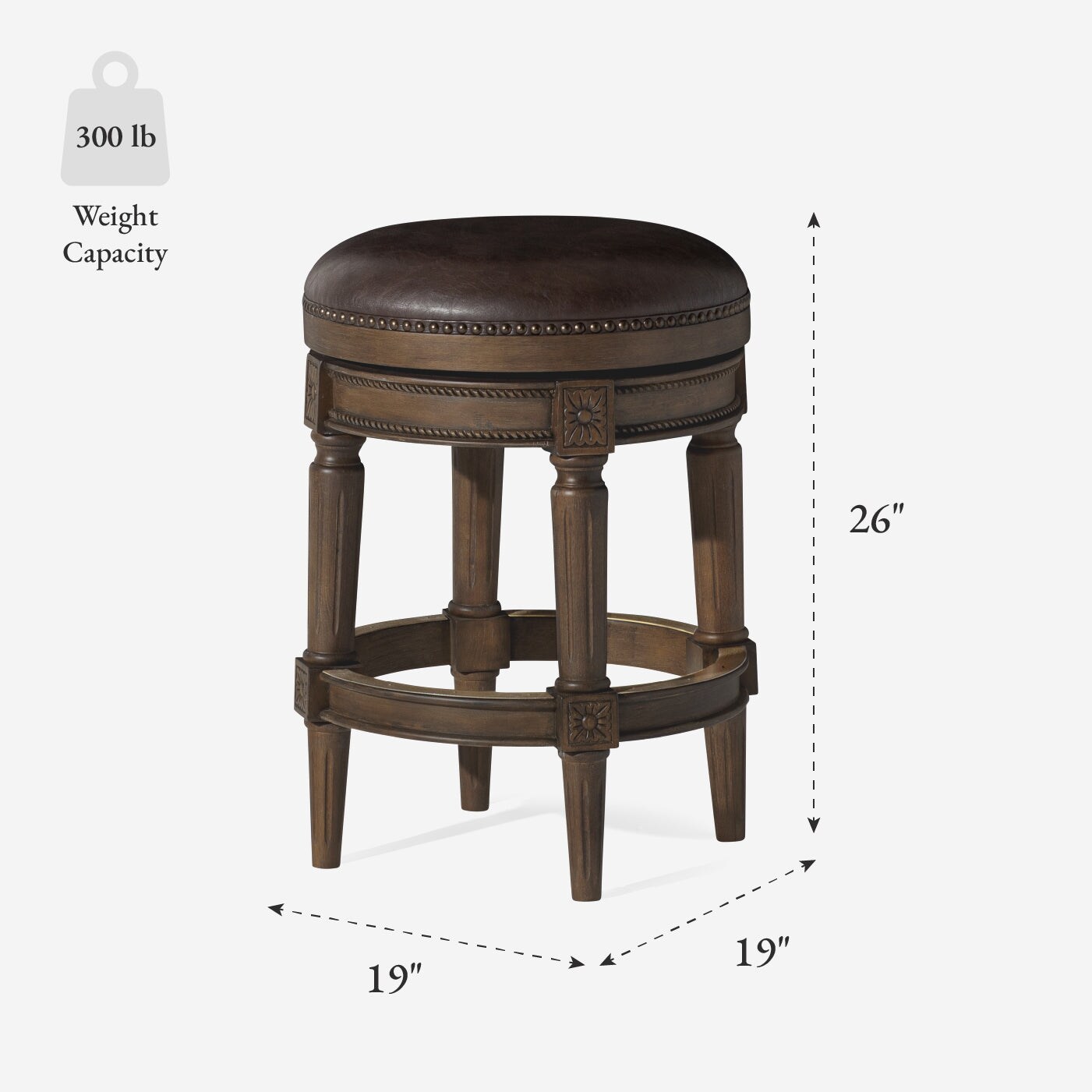 Maven Lane ML107198-PCS-WG stools - View #3