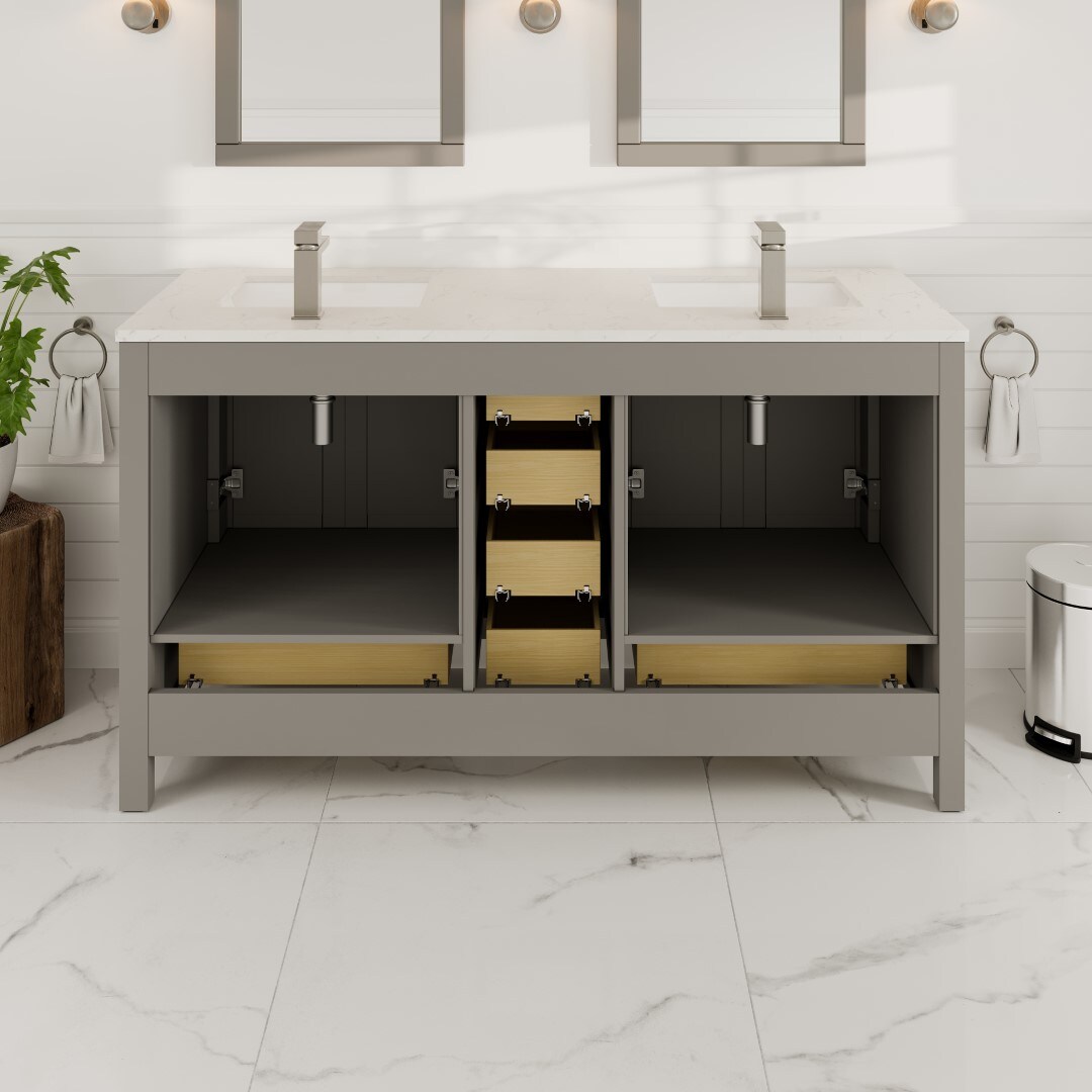 Eviva TVN414-60X18GR Bath-Vanity-Combo - View #7