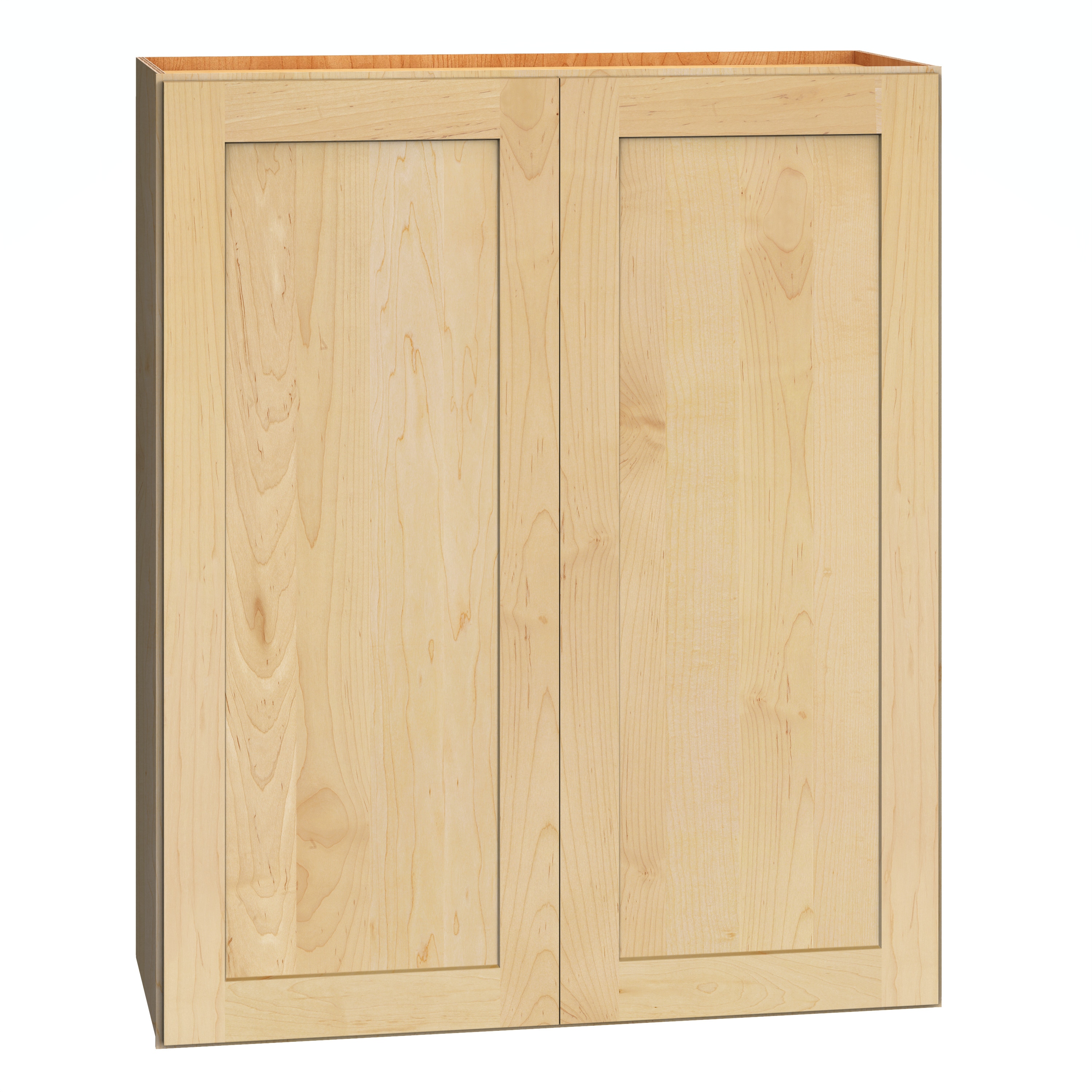 Diamond Express 62J-W3036 Jamestown 30-in W x 36-in H x 12-in D Natural Light Brown Wall Fully assembled Plywood Cabinet (Recessed Panel Shaker)