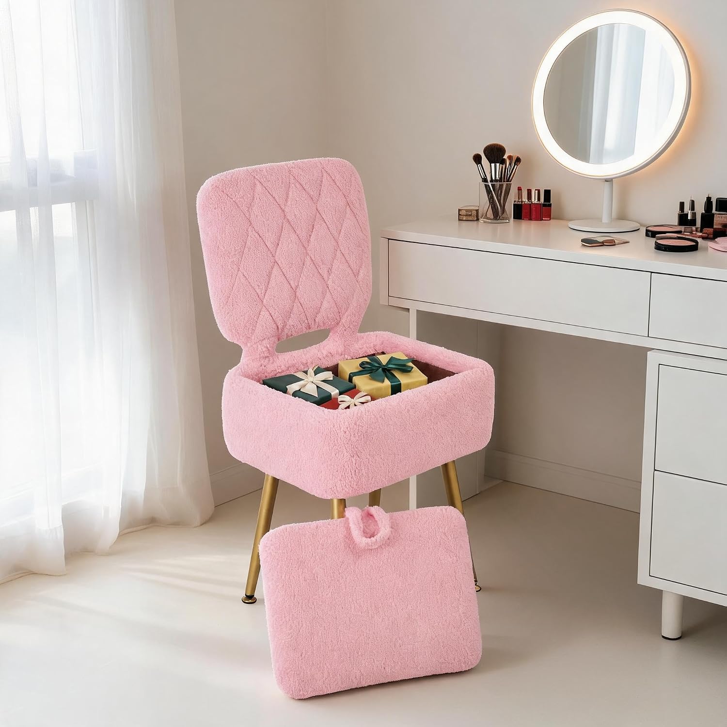 GarveeLife IEJVPCFM4MWTC5 Vanity-Stools - View #6