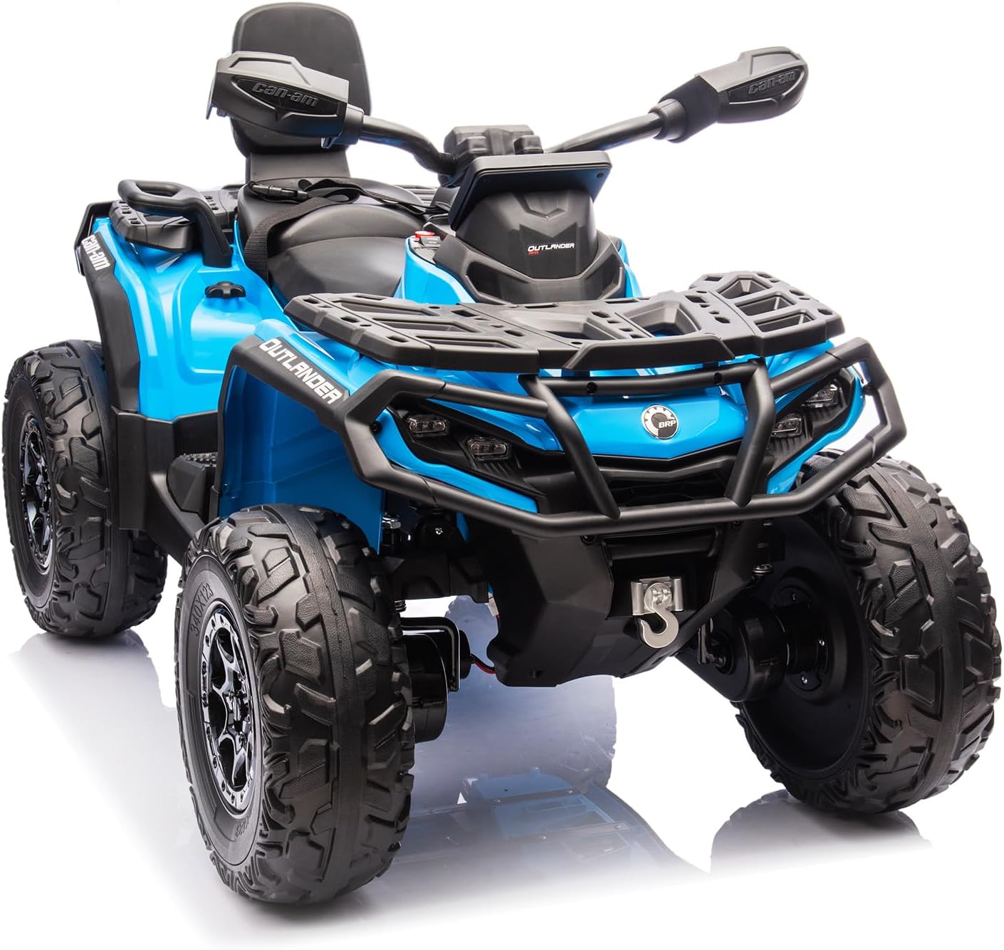GAOMON 12V Licensed Can-Am 2-Seater Kids Ride-On ATV- 4x200W