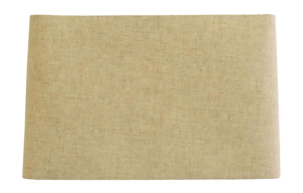 allen + roth 10-in x 16-in Tan Linen Fabric Rectangle Lamp Shade in the ...