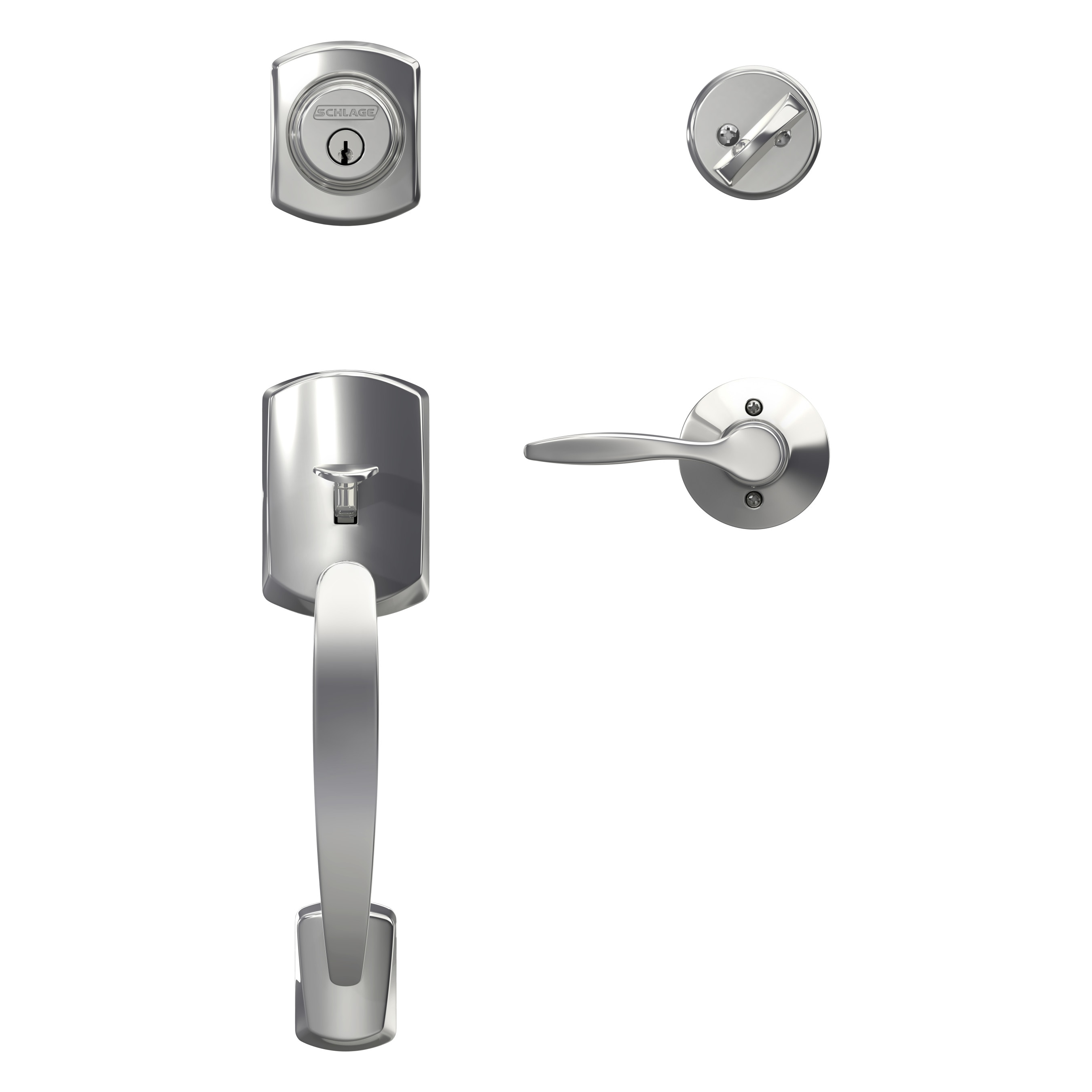 Schlage F60 GRW 625 DEL RH handlesets - View #3